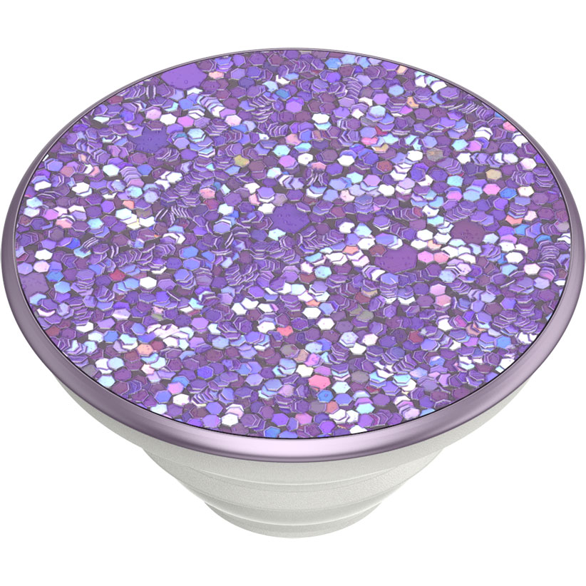 Popsocket Grip Popsocket Purple Glitter Popsockets Round Phone