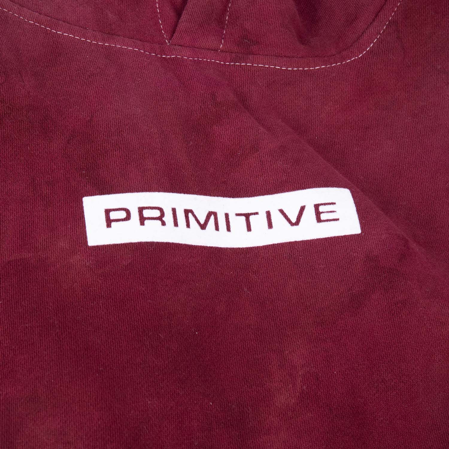 Primitive Boxed Washed Fleece Hoodie Red SkateHut