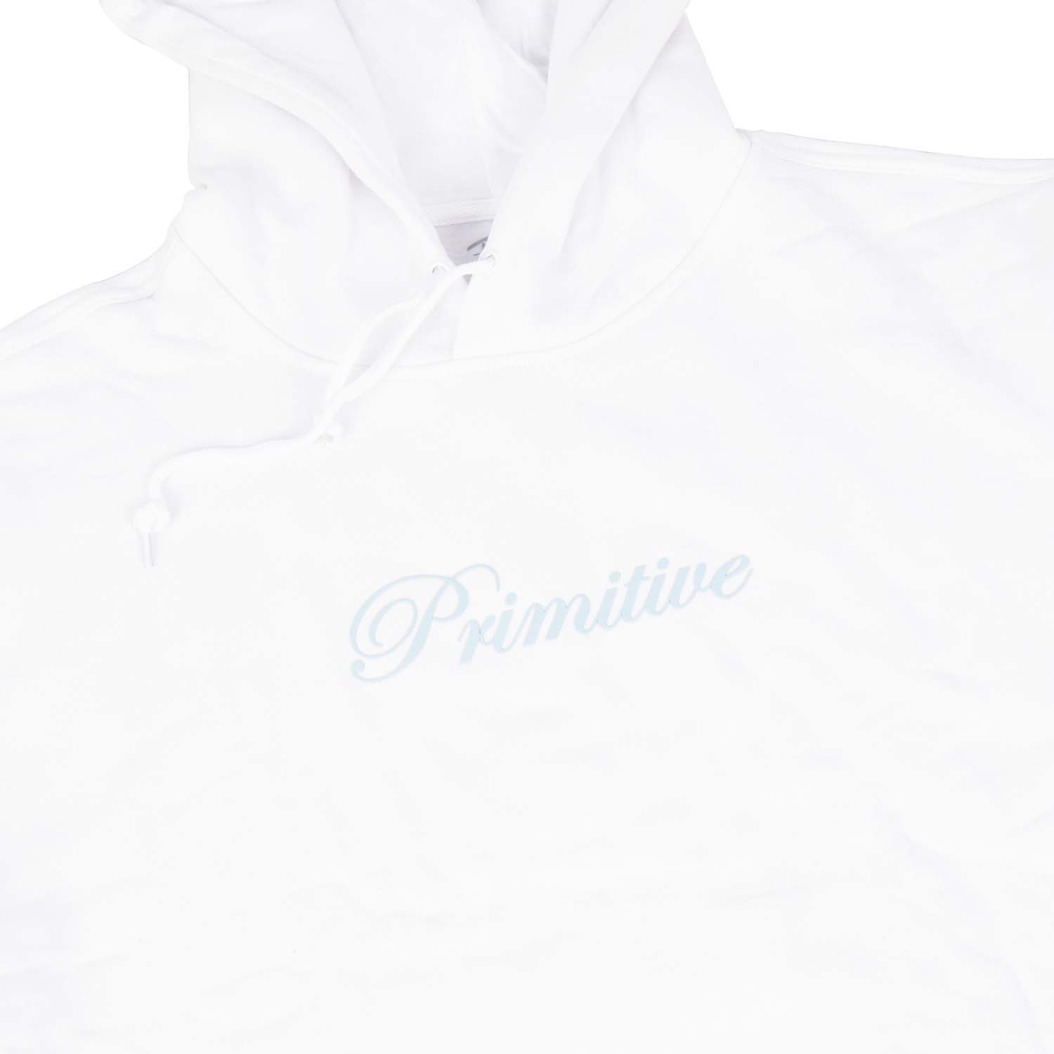 Primitive Lucky Embroided Logo Hoodie White SkateHut