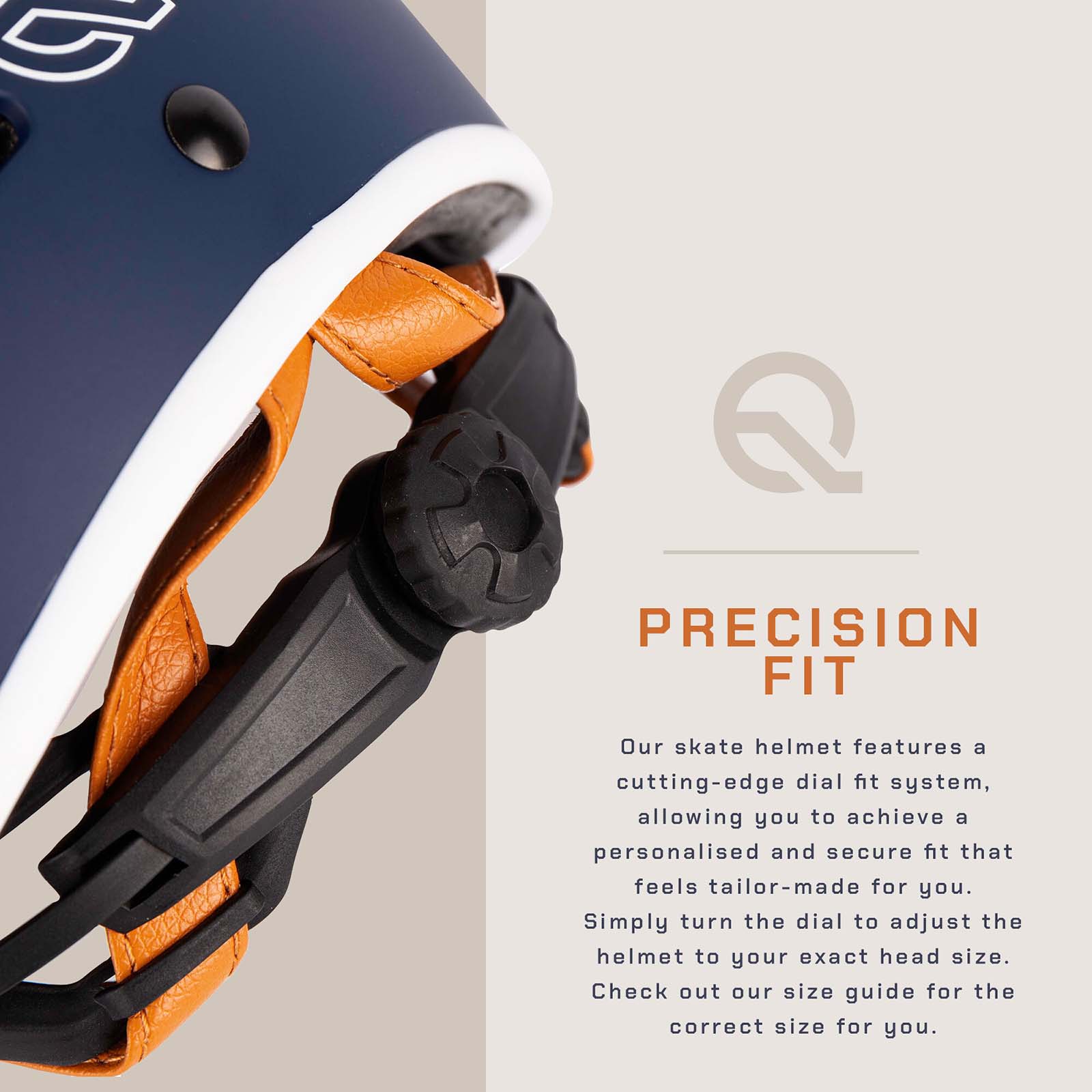 Dial Fit Bobbin Bikes Helmets QUBA Quest Helmet Navy SkateHut