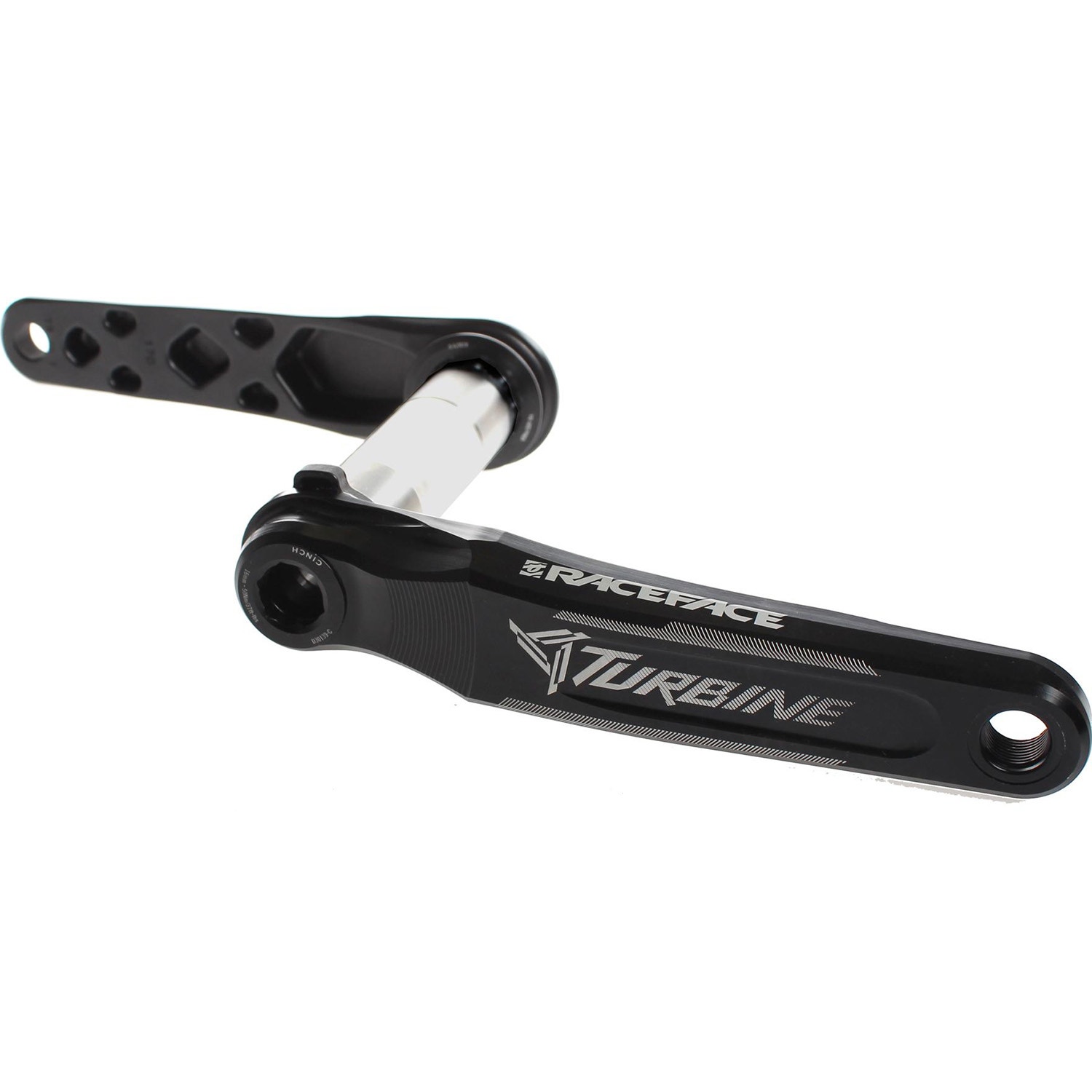 Race Face 2019 Alloy Turbine 136mm Crank Arms Only Black 170mm SkateHut