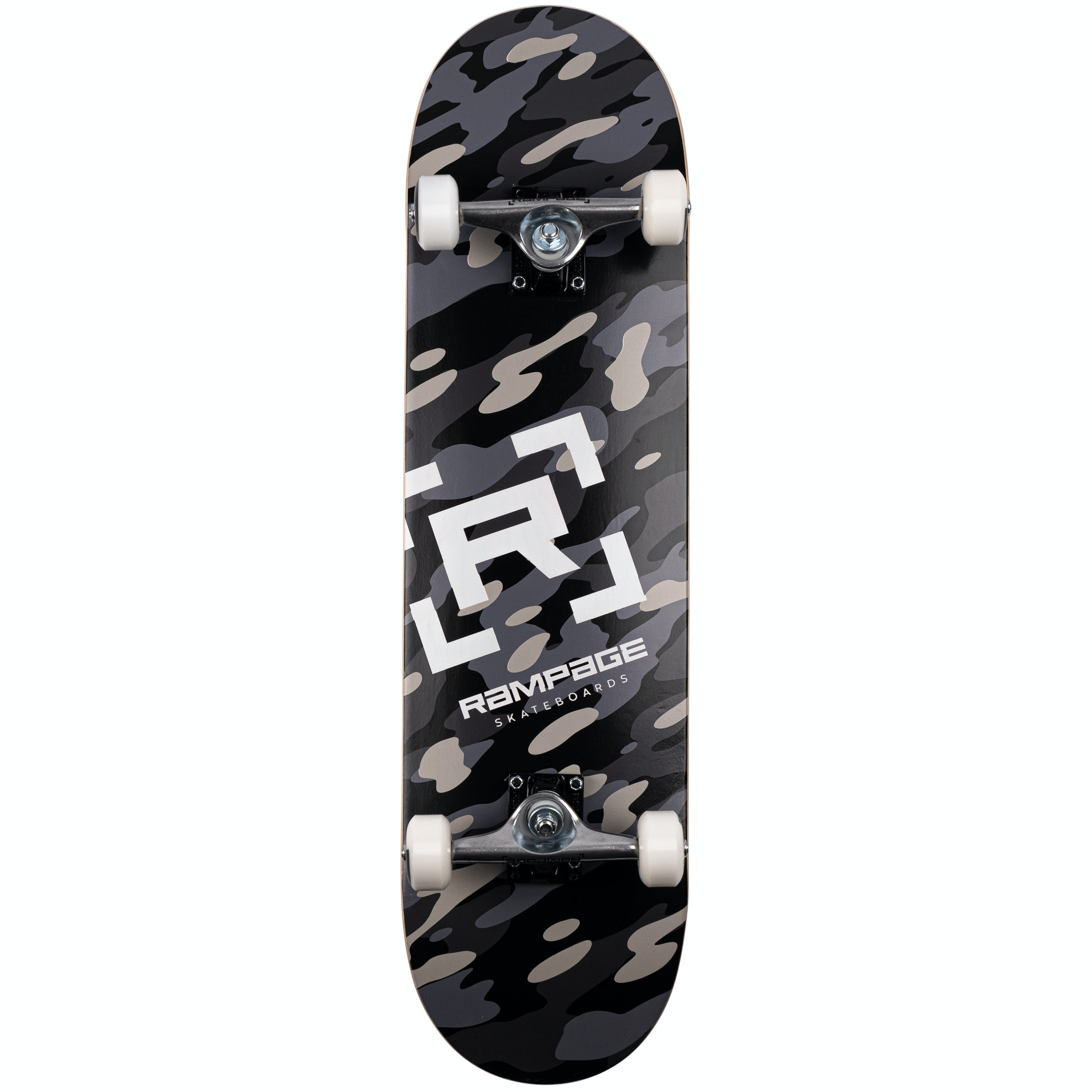 Roues De Skateboard Rampage 50mm – Injection PU, Acier Carbone, Roulements ABEC 3