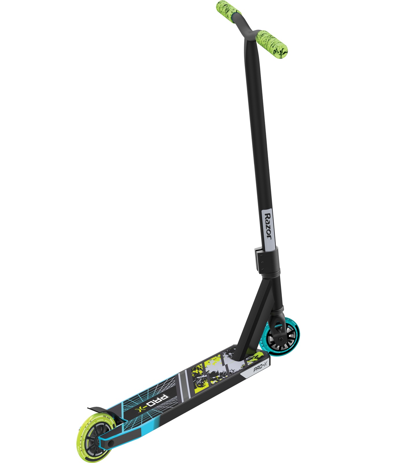 Razor Pro X Stunt Scooter – Monopattino Acrobatico Professionale Con Manubrio Fisso, Ruote 100mm, Pedana Alu, Per Ragazzi