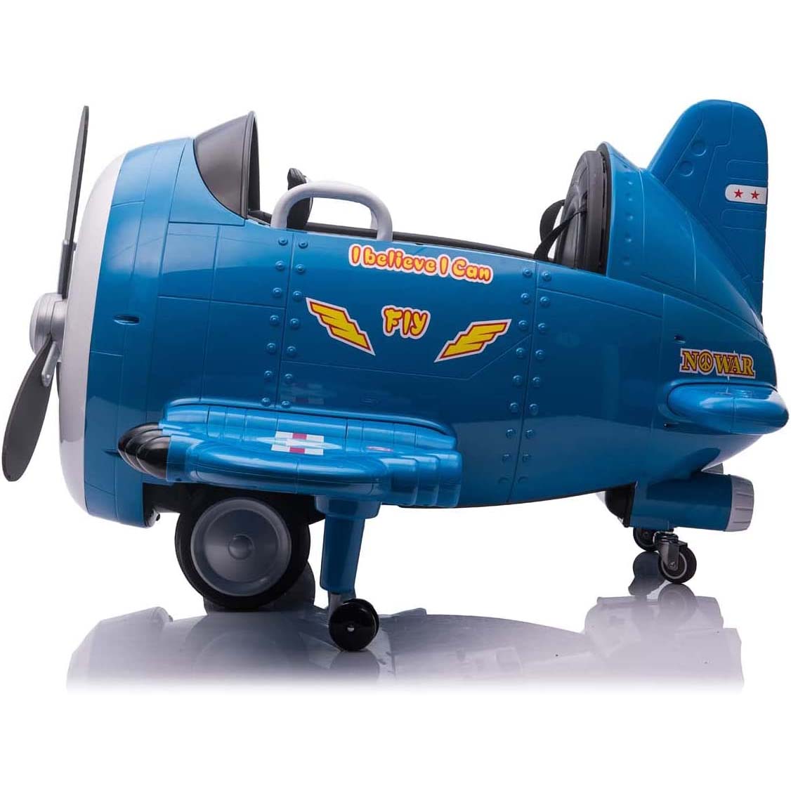 Electric airplane ride on toy store