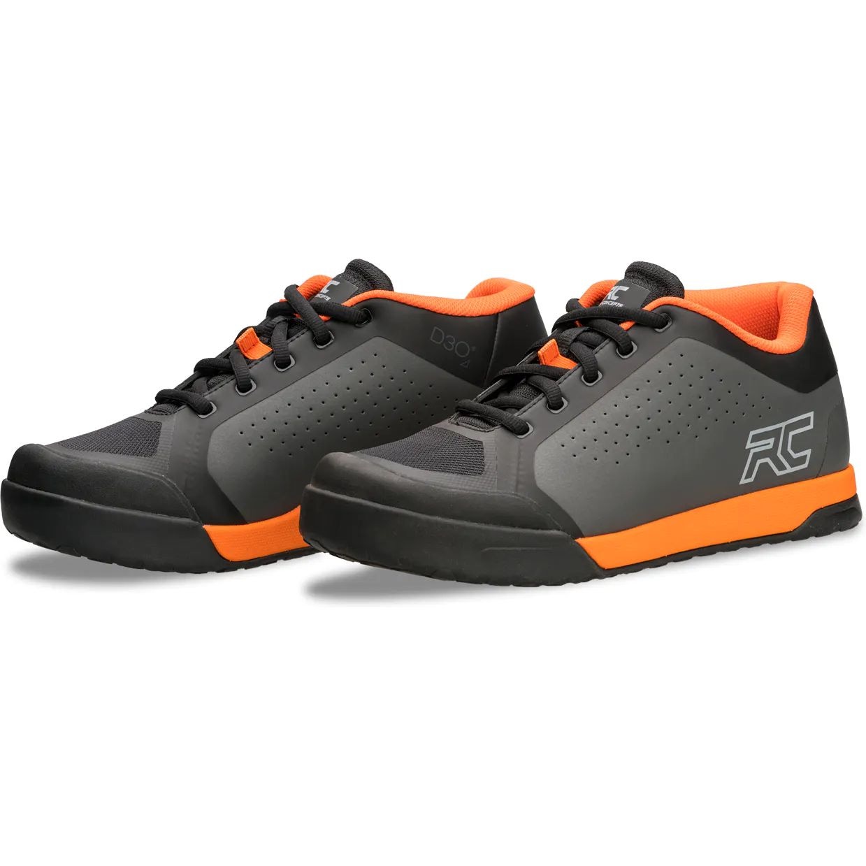 Ride Concepts Powerline MTB Shoes Charcoal Orange SkateHut