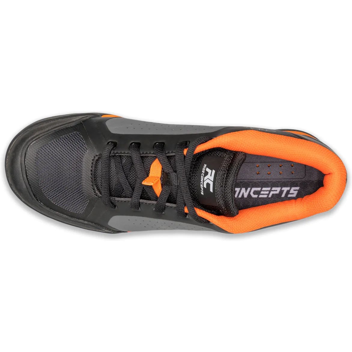 Ride Concepts Powerline MTB Shoes Charcoal Orange SkateHut