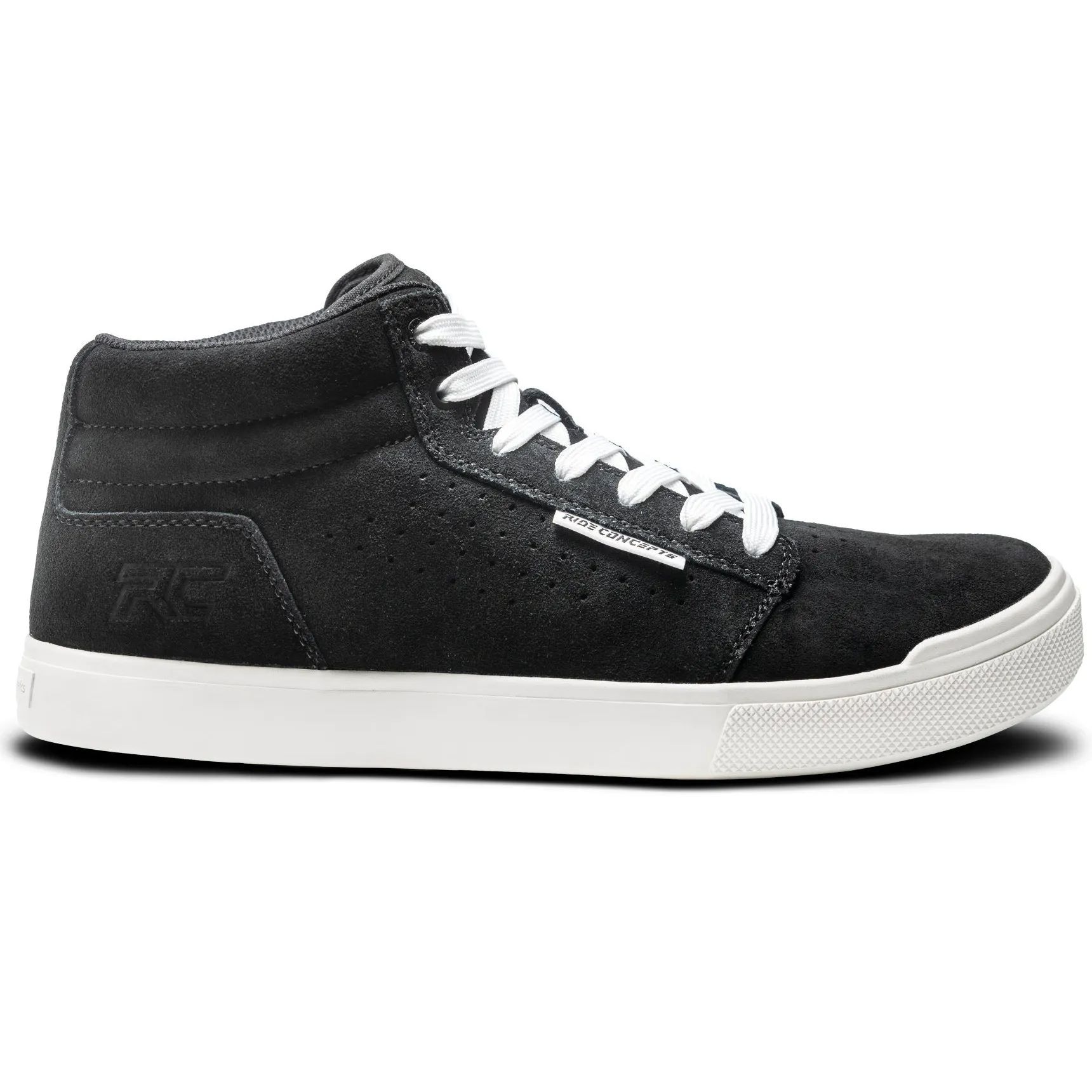 Ride Concepts Vice Mid MTB Shoes Black White SkateHut