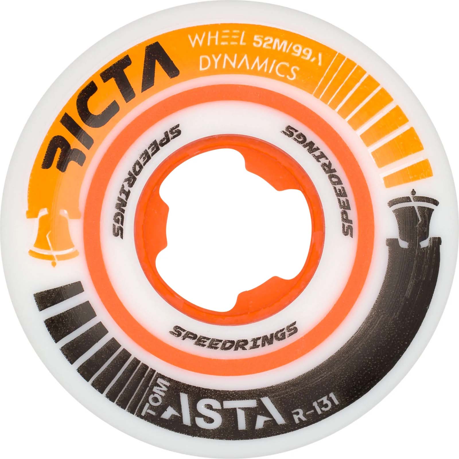 Roues De Skateboard Ricta Tom Asta Naturals Slim - 52mm 101a - Réfléchissantes