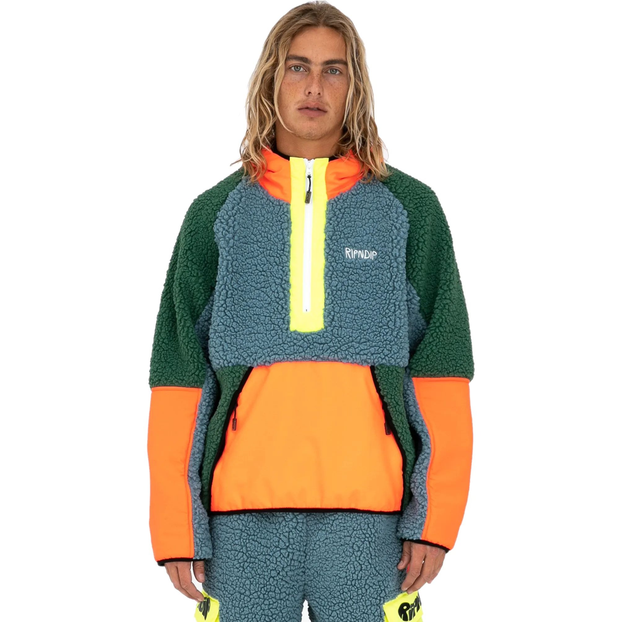 RIPNDIP Square Up Anorak Jacket Multi SkateHut