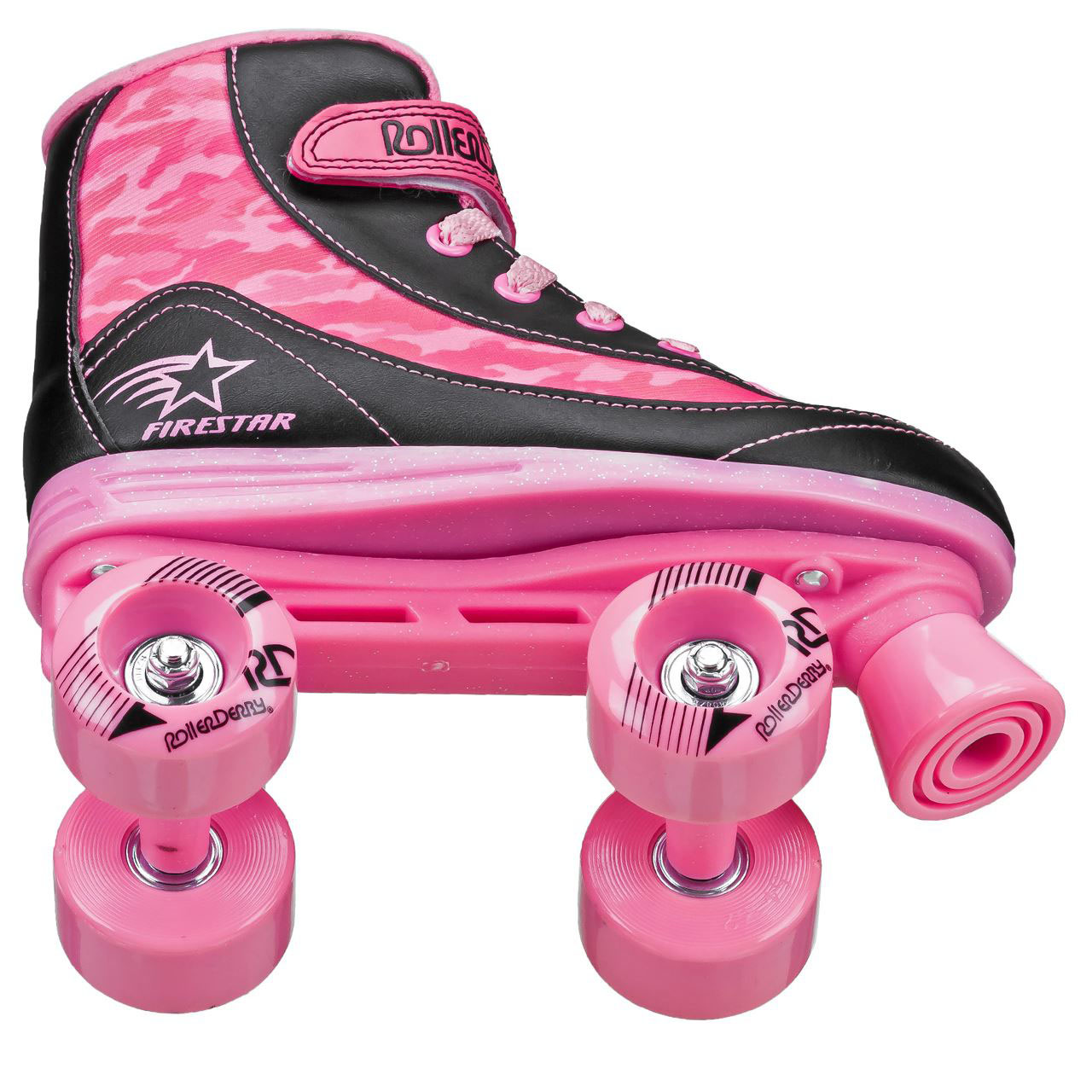 [Box Damage] Roller Derby Firestar V2 Quad Roller Skates Pink Camo