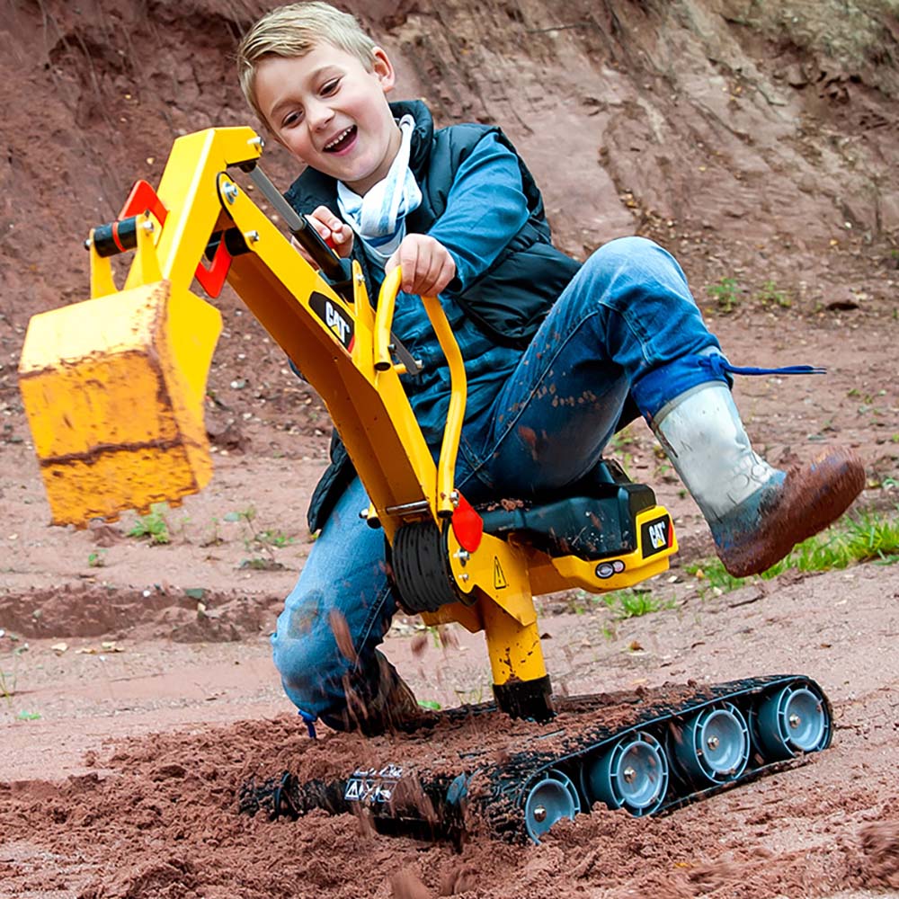 Rolly Toys CAT Metal Excavator w Tank Tracks