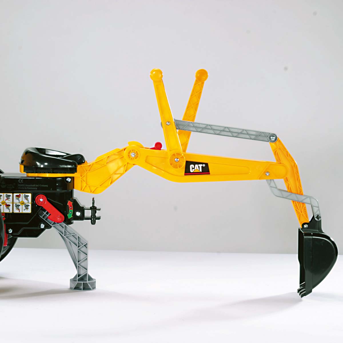 Rolly Toys CAT Tractor w Frontloader Rear Excavator SkateHut