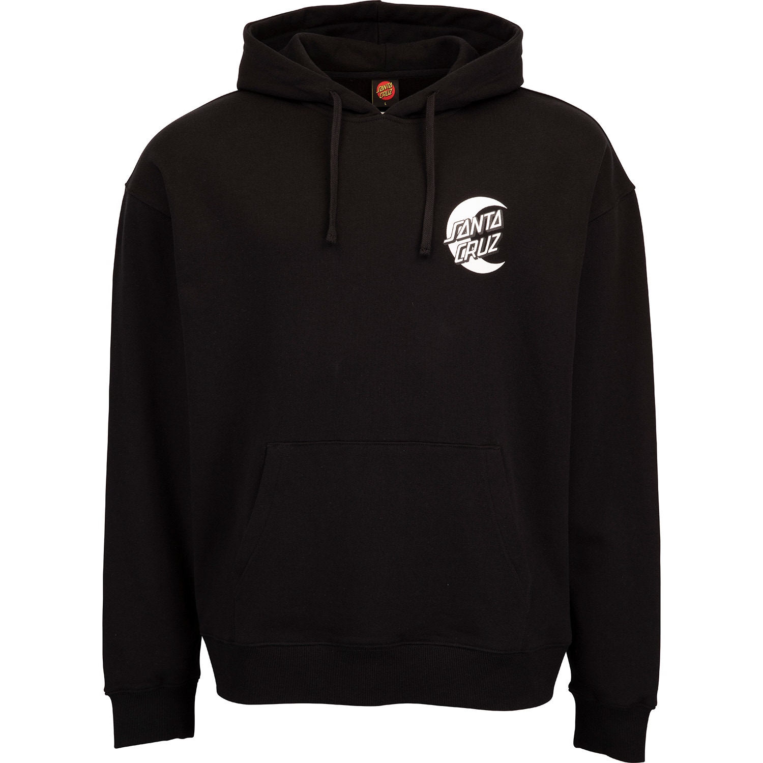 Santa Cruz Cabana Moon Dot Hoodie Black SkateHut