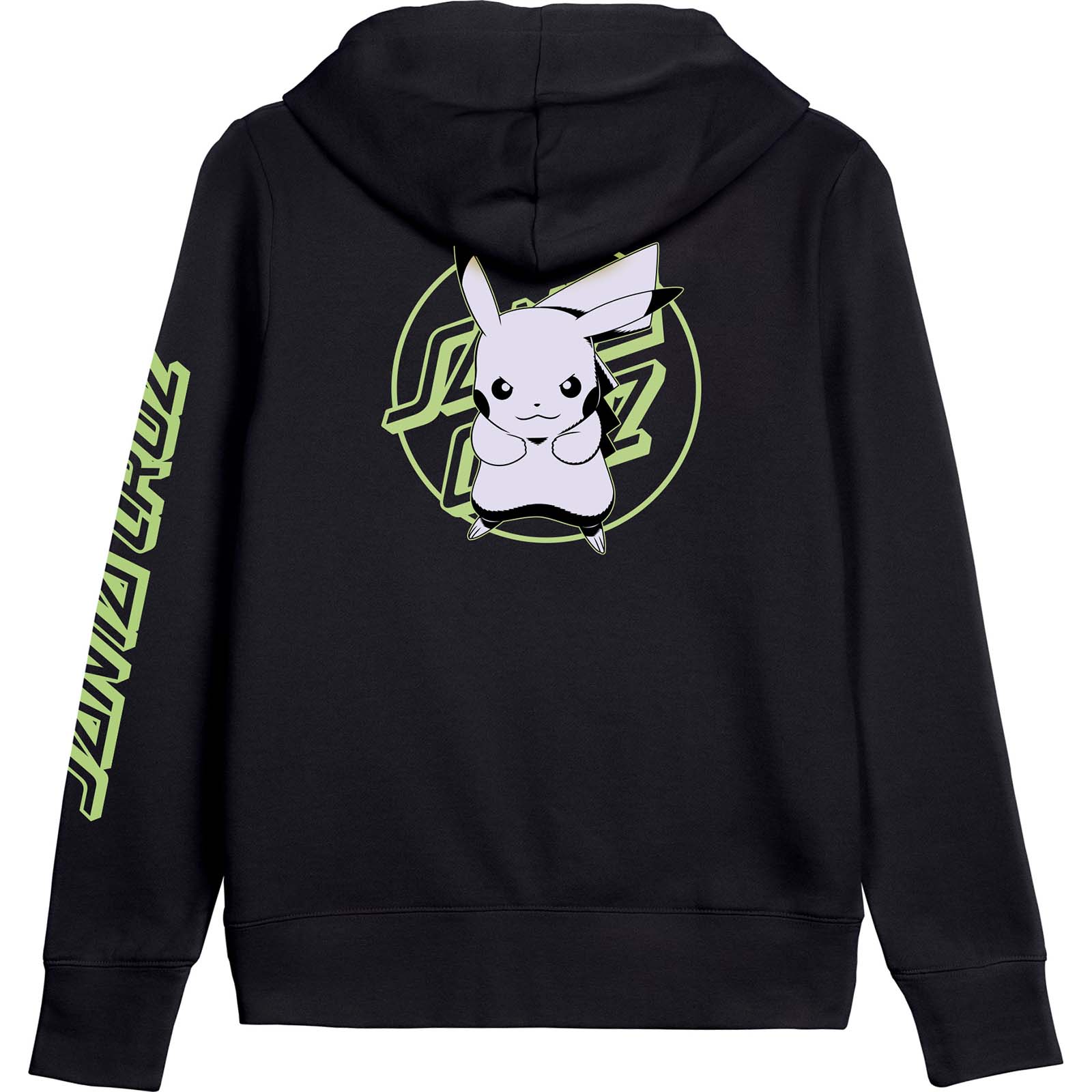 Santa Cruz x Pokemon Pikachu Dot Womens Hoodie Black SkateHut