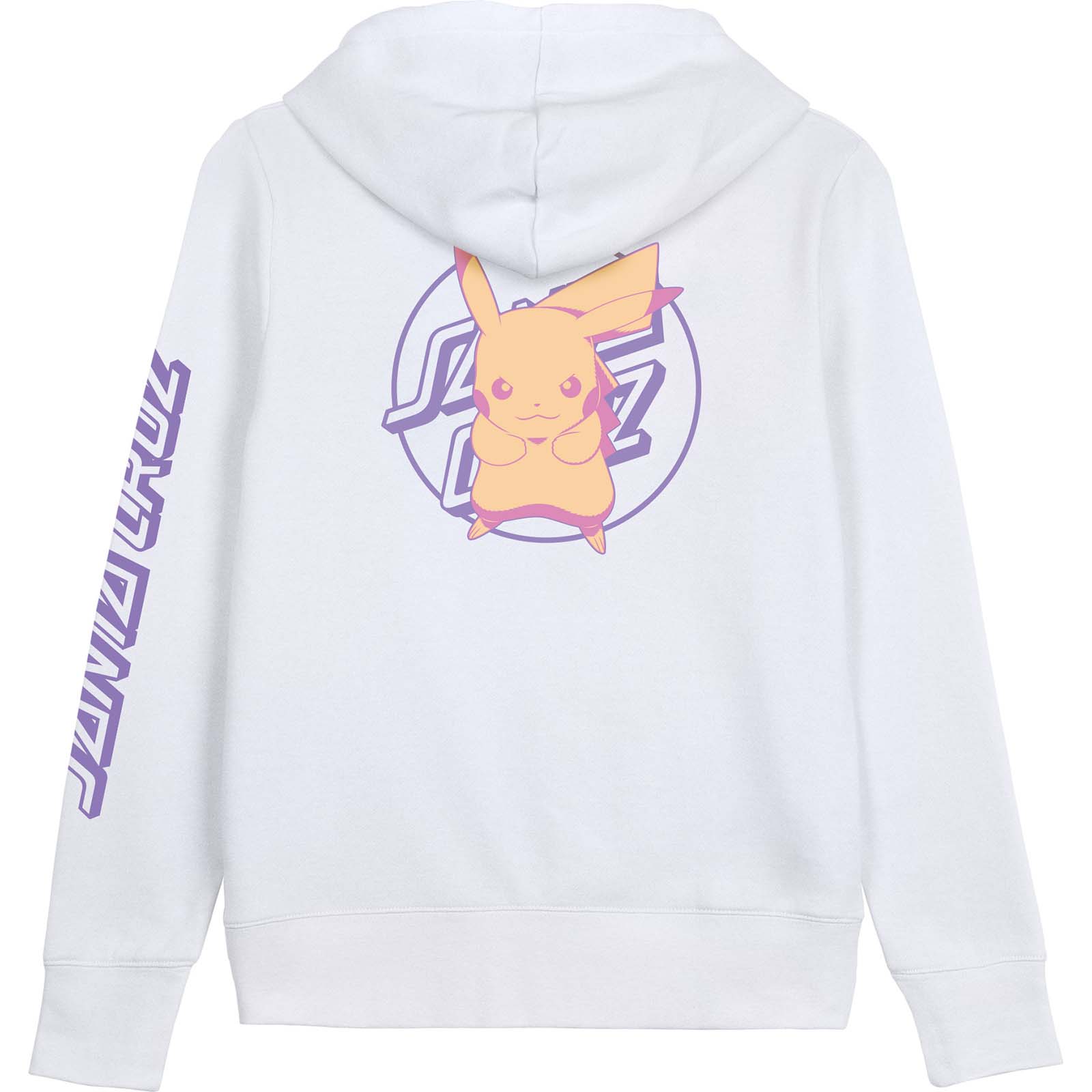 Santa Cruz x Pokemon Pikachu Dot Womens Hoodie White SkateHut