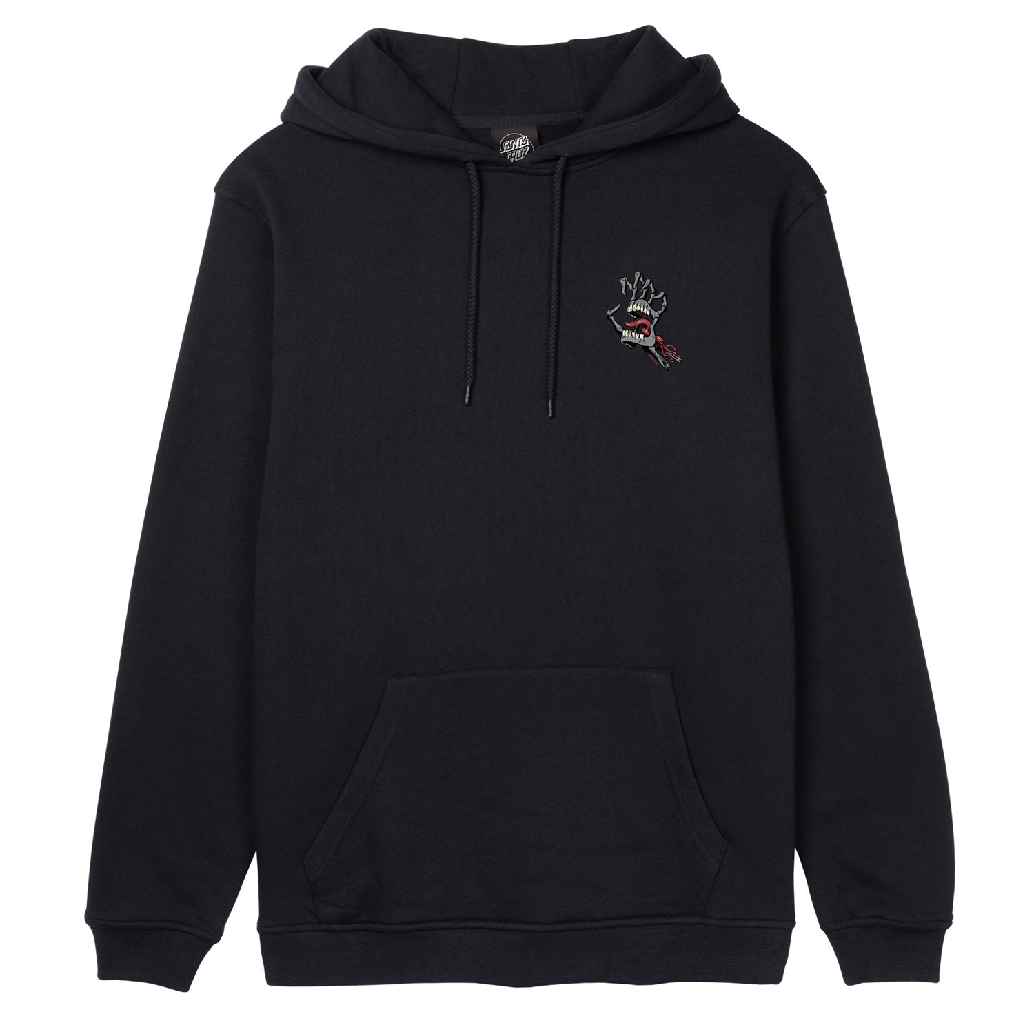 Santa Cruz Bone Hand Cruz Hoodie Black SkateHut