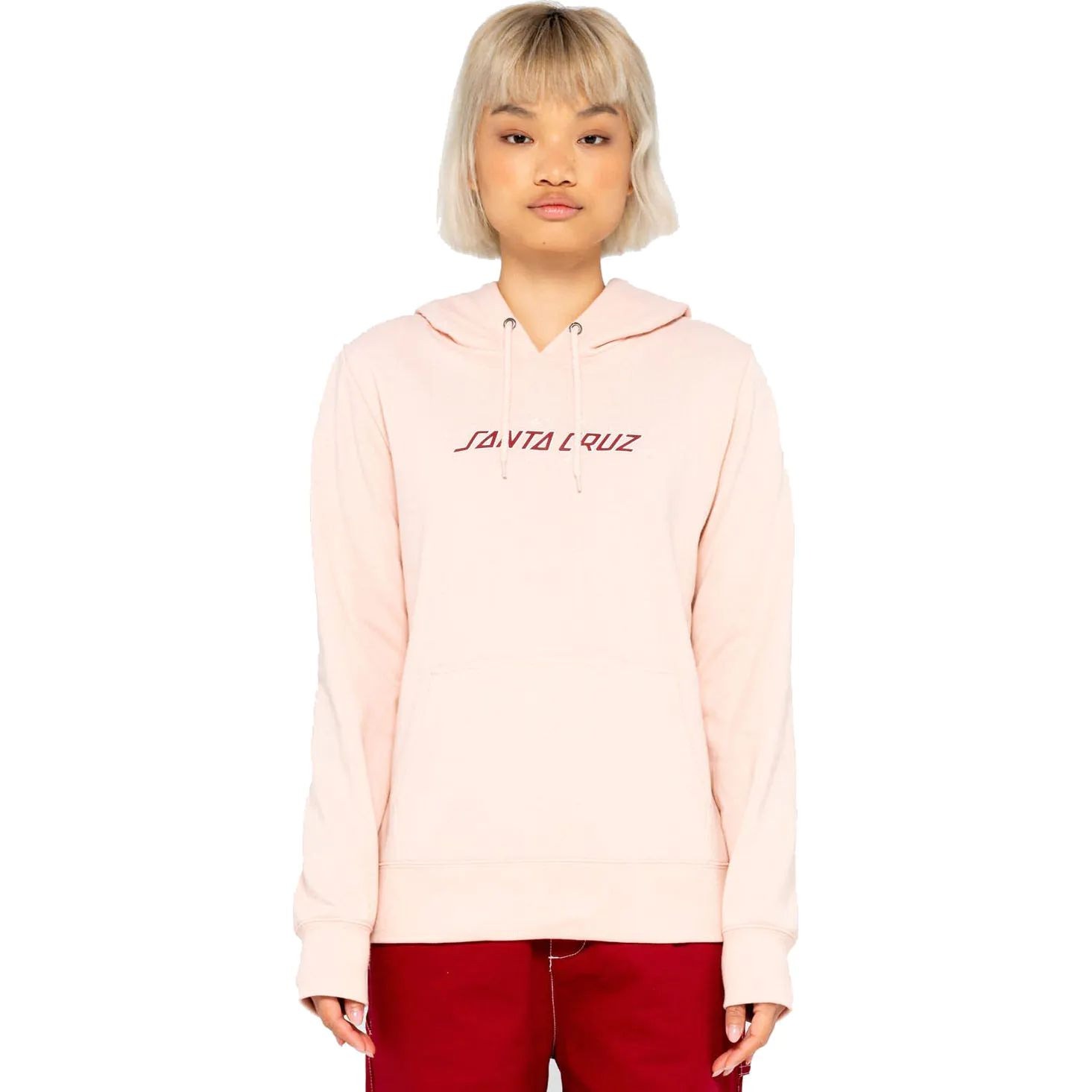 Pink santa cruz hoodie cheap