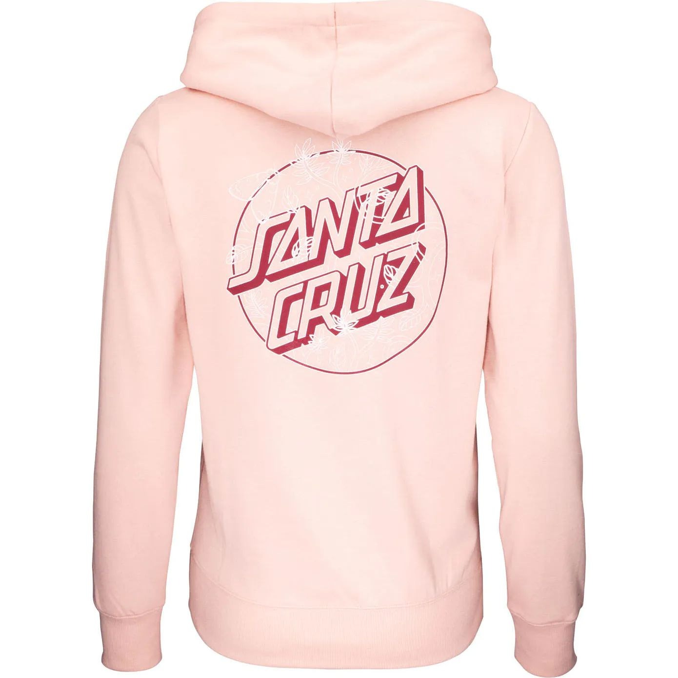 Santa Cruz Moonlight Variation Womens Hoodie Chalk Pink SkateHut
