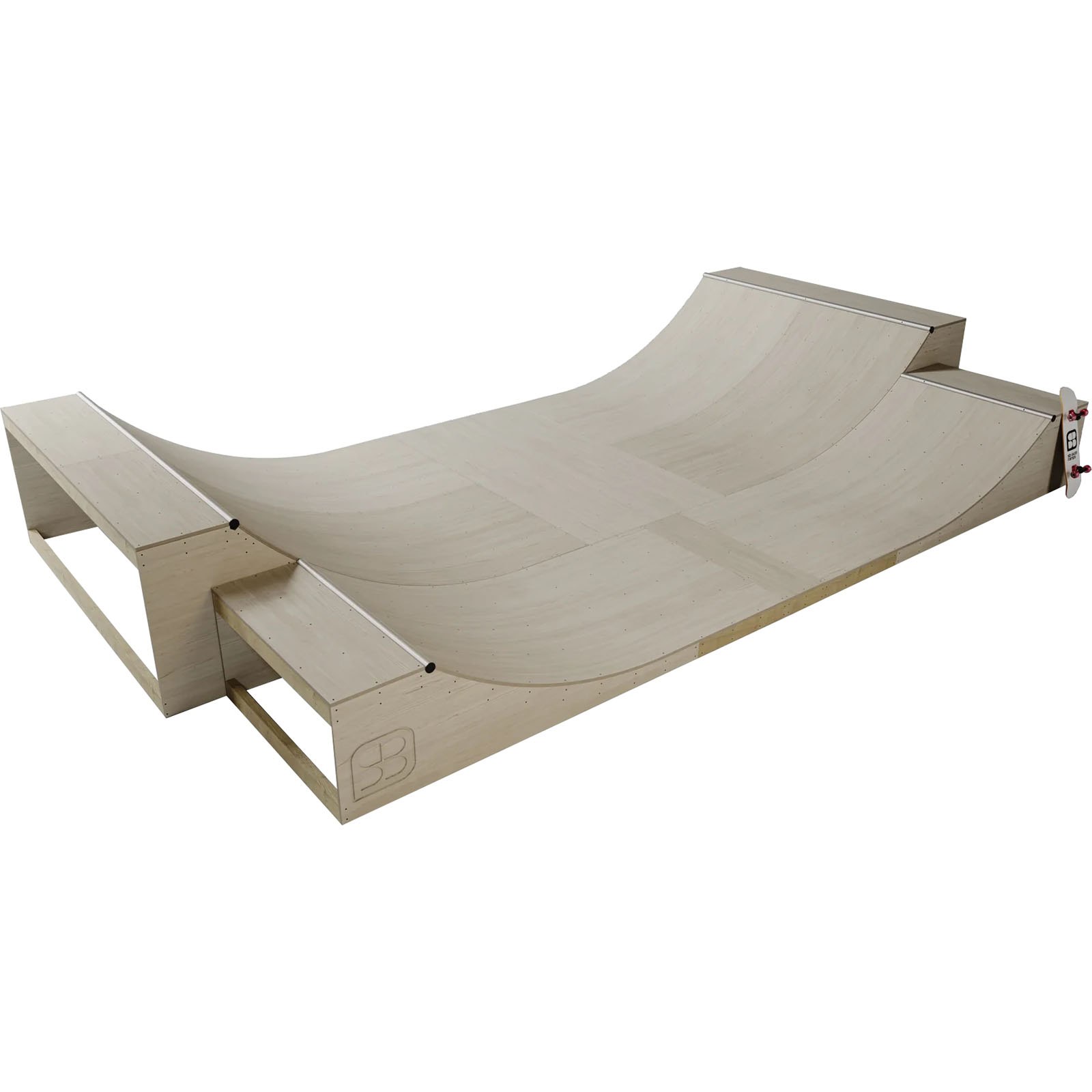 SB Skate Ramps Classic Max Half Pipe Ramp - 22' | SkateHut