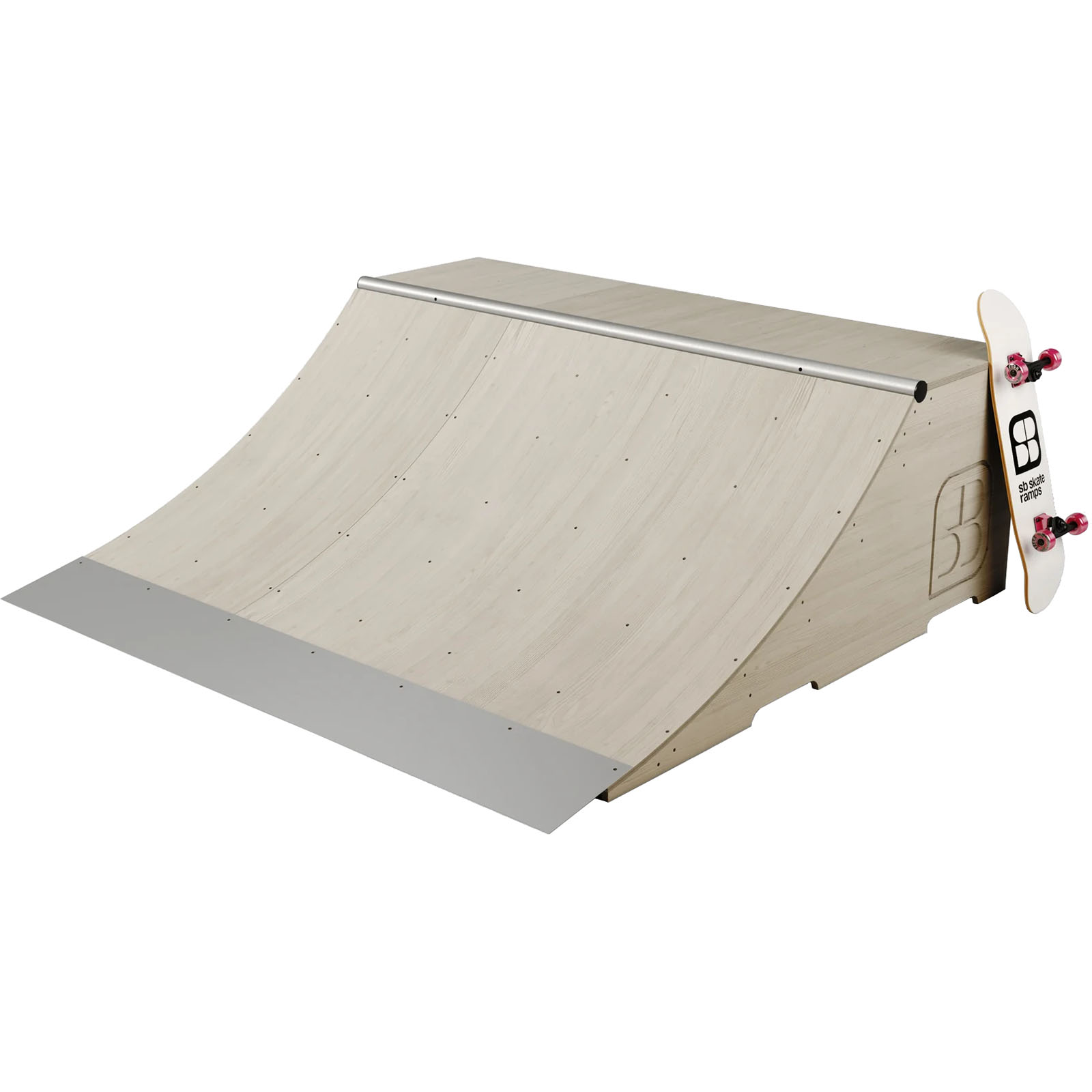 SB Skate Ramps Quarter Pipe Ramp - 2' x 6' | SkateHut