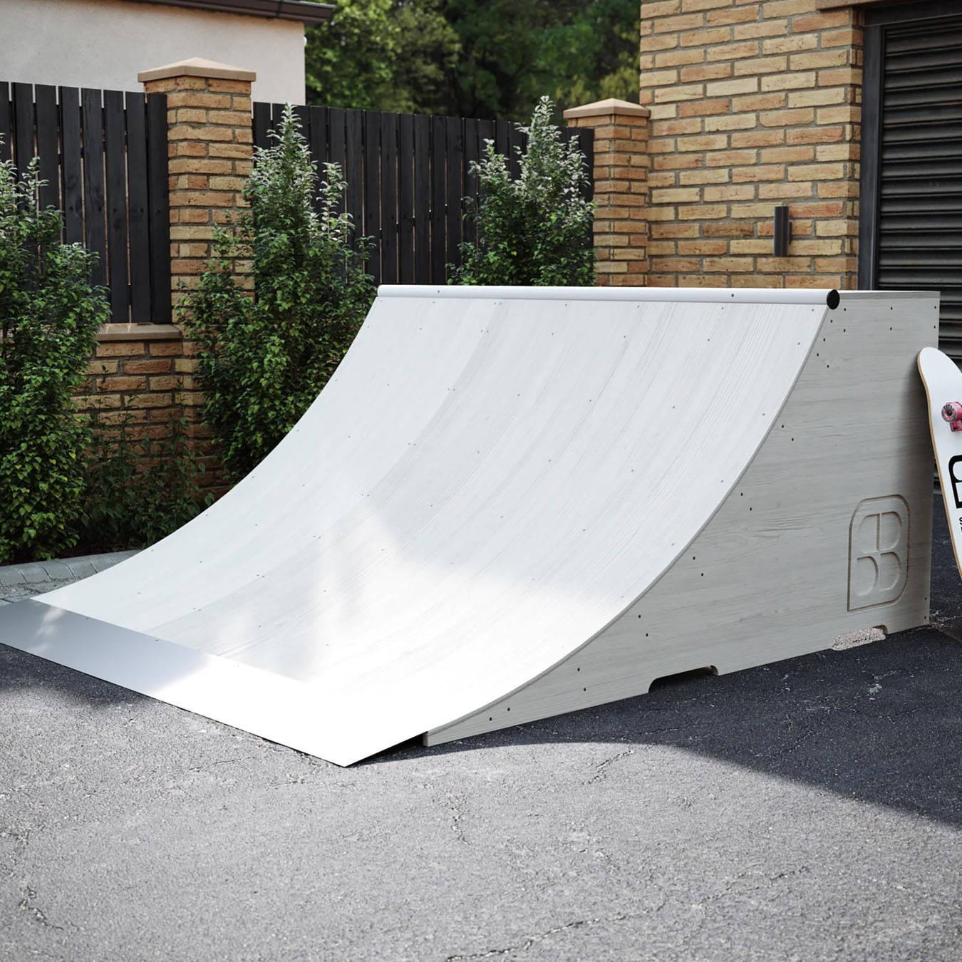 SB Skate Ramps Quarter Pipe Ramp - 2' x 6' | SkateHut
