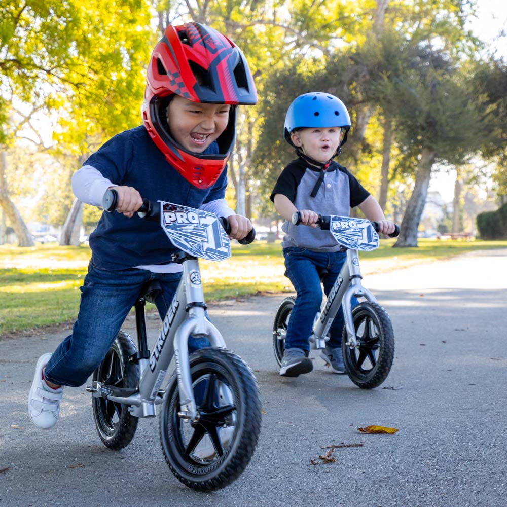 Strider 12 Pro Balance Bike Silver