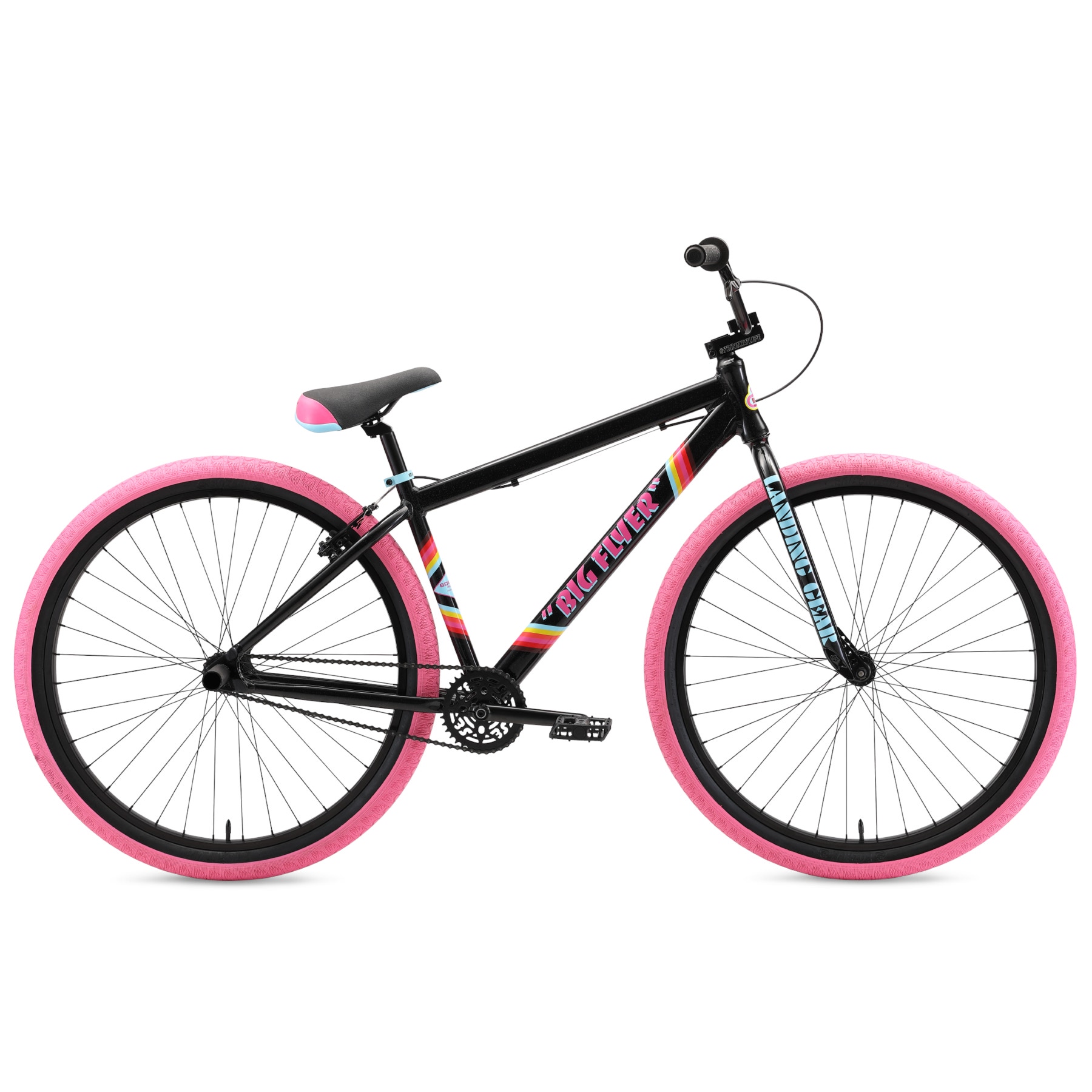SE Big Flyer 29 2021 Complete BMX Black Sparkle SkateHut