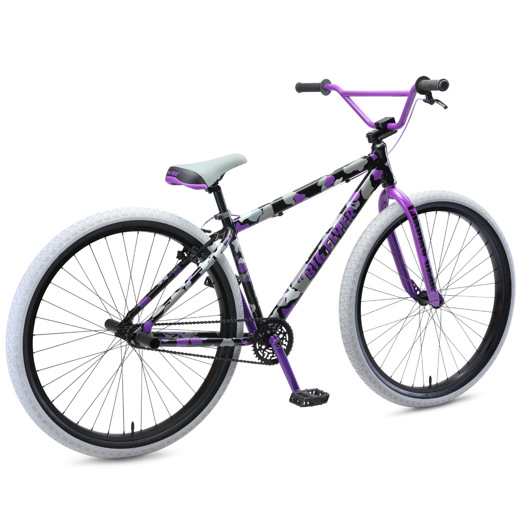 SE Big Flyer 29 2021 Complete BMX Purple Camo