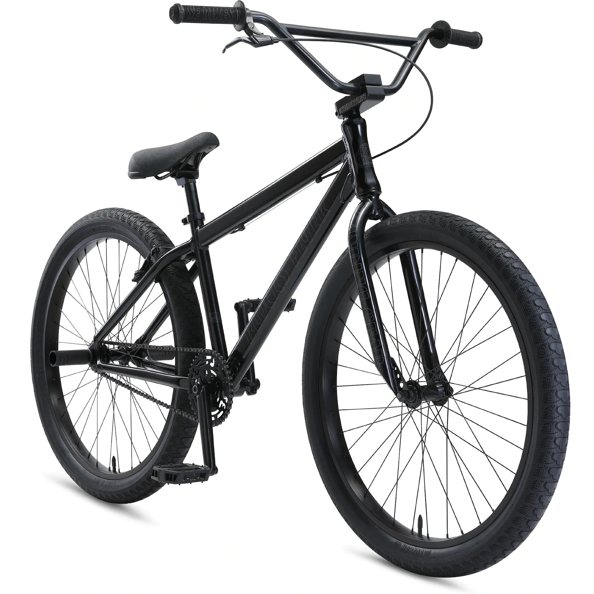 SE Blocks Flyer 26 2021 Complete BMX Stealth Mode Black SkateHut