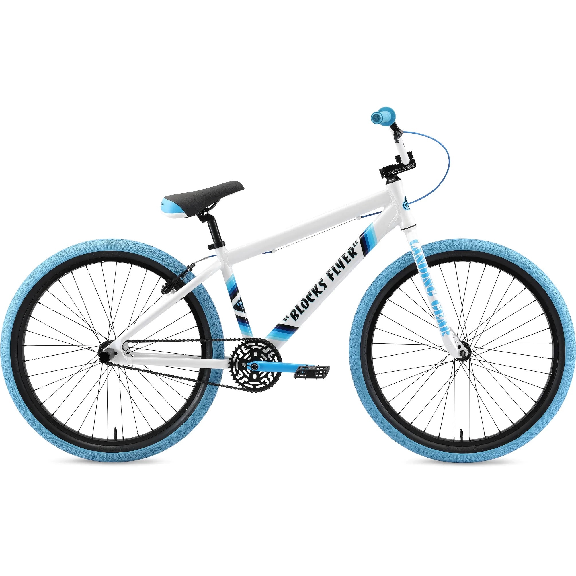 SE Blocks Flyer 26 2021 Complete BMX White SkateHut