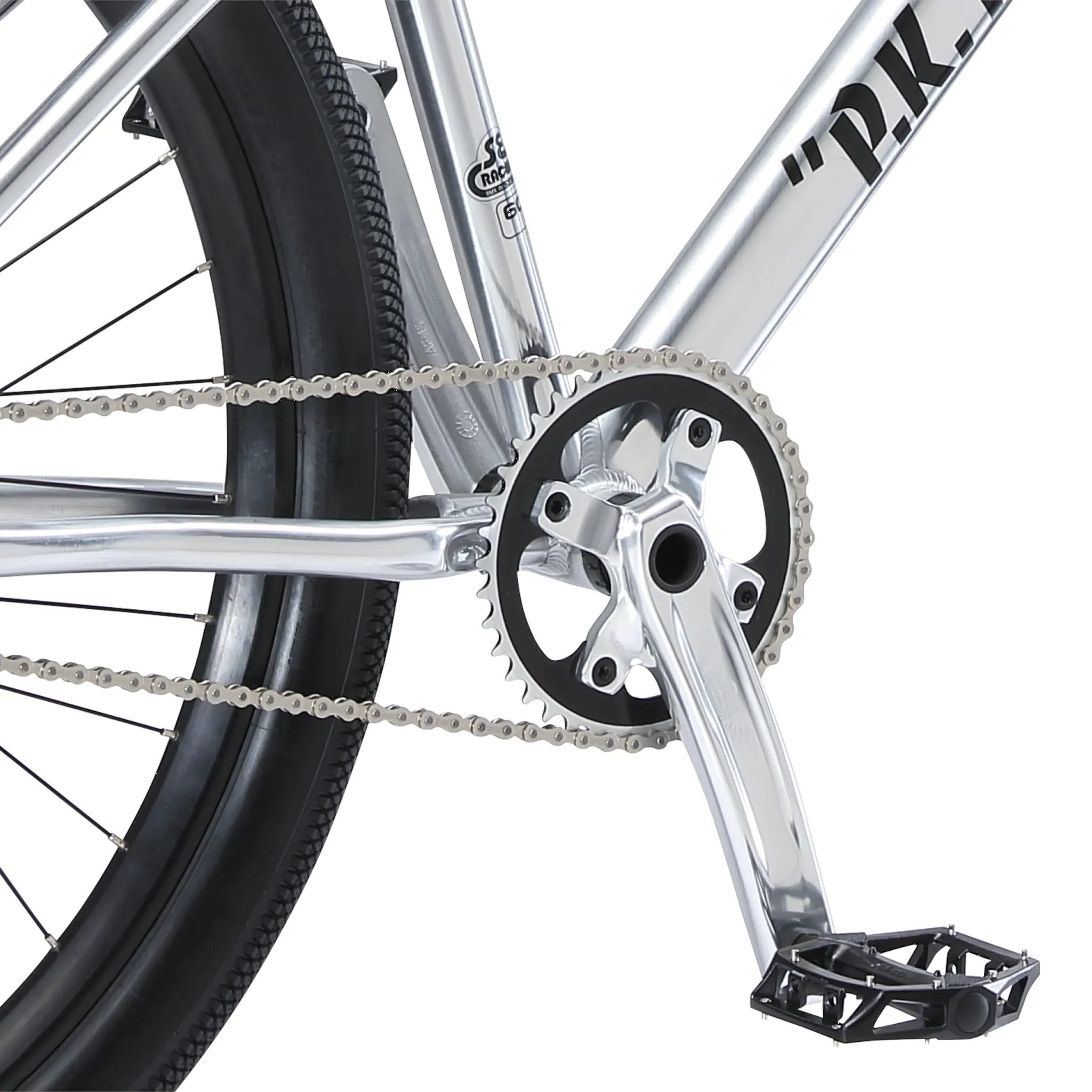 SE Perry Kramer Ripper 27.5 2021 Complete BMX High Polish Silver SkateHut