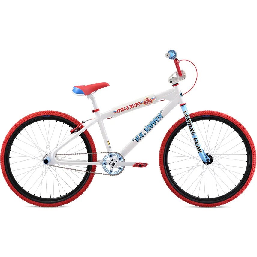 SE Mike Buff PK Ripper Looptail 26 Complete BMX White