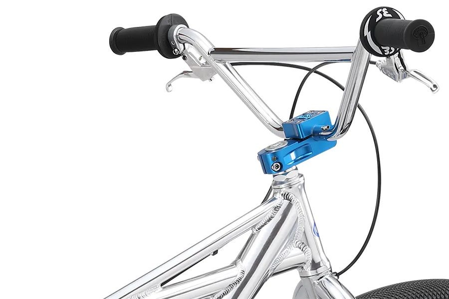 SE Monster Quad Complete BMX High Polish Silver
