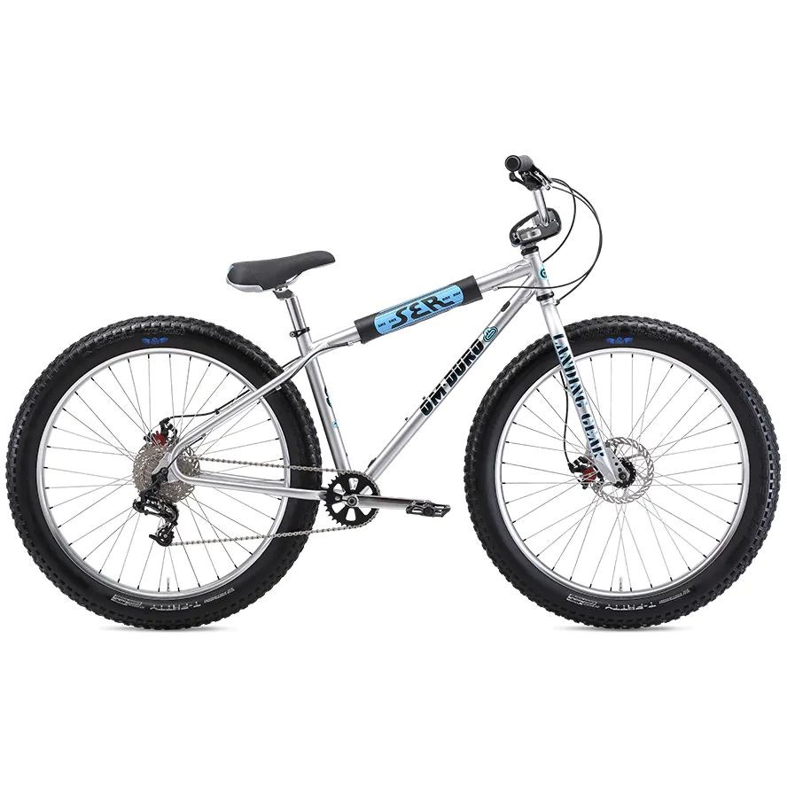 SE OM Duro 27.5 Complete BMX Silver Sparkle