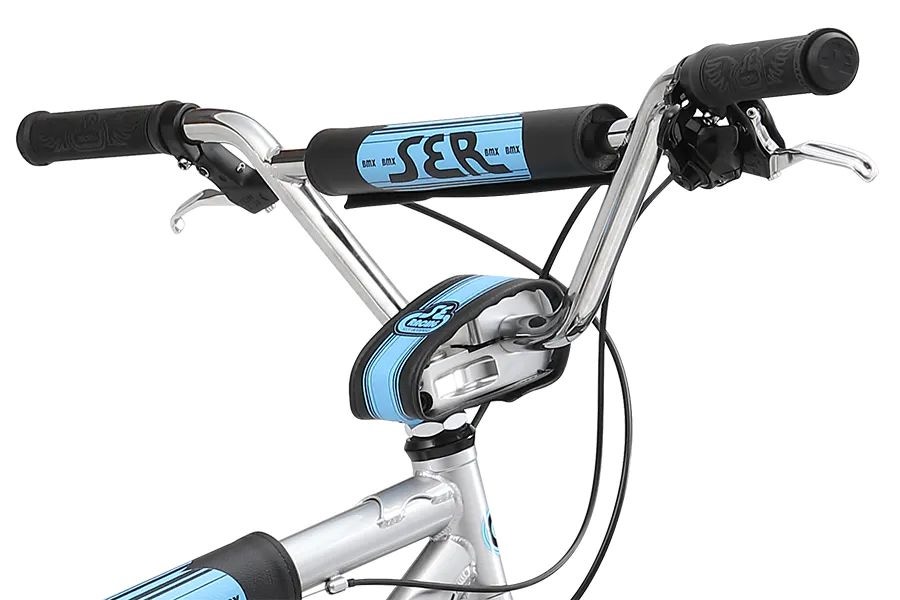 SE OM Duro 27.5 Complete BMX Silver Sparkle SkateHut