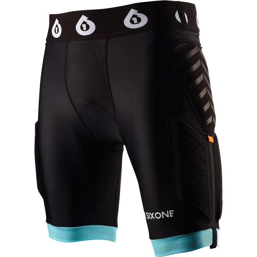 SIXSIXONE Evo Womens Compression Shorts Black SkateHut