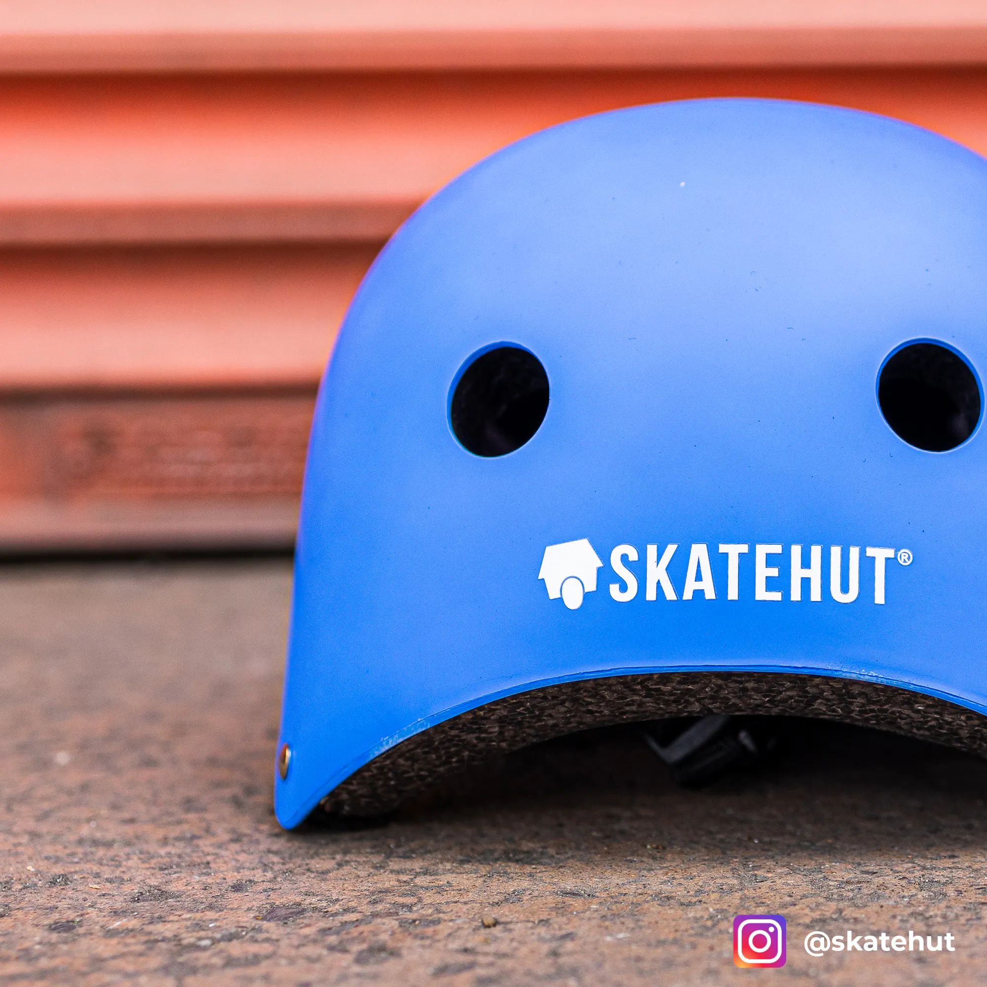 SkateHut Helmet Matt Light Blue SkateHut