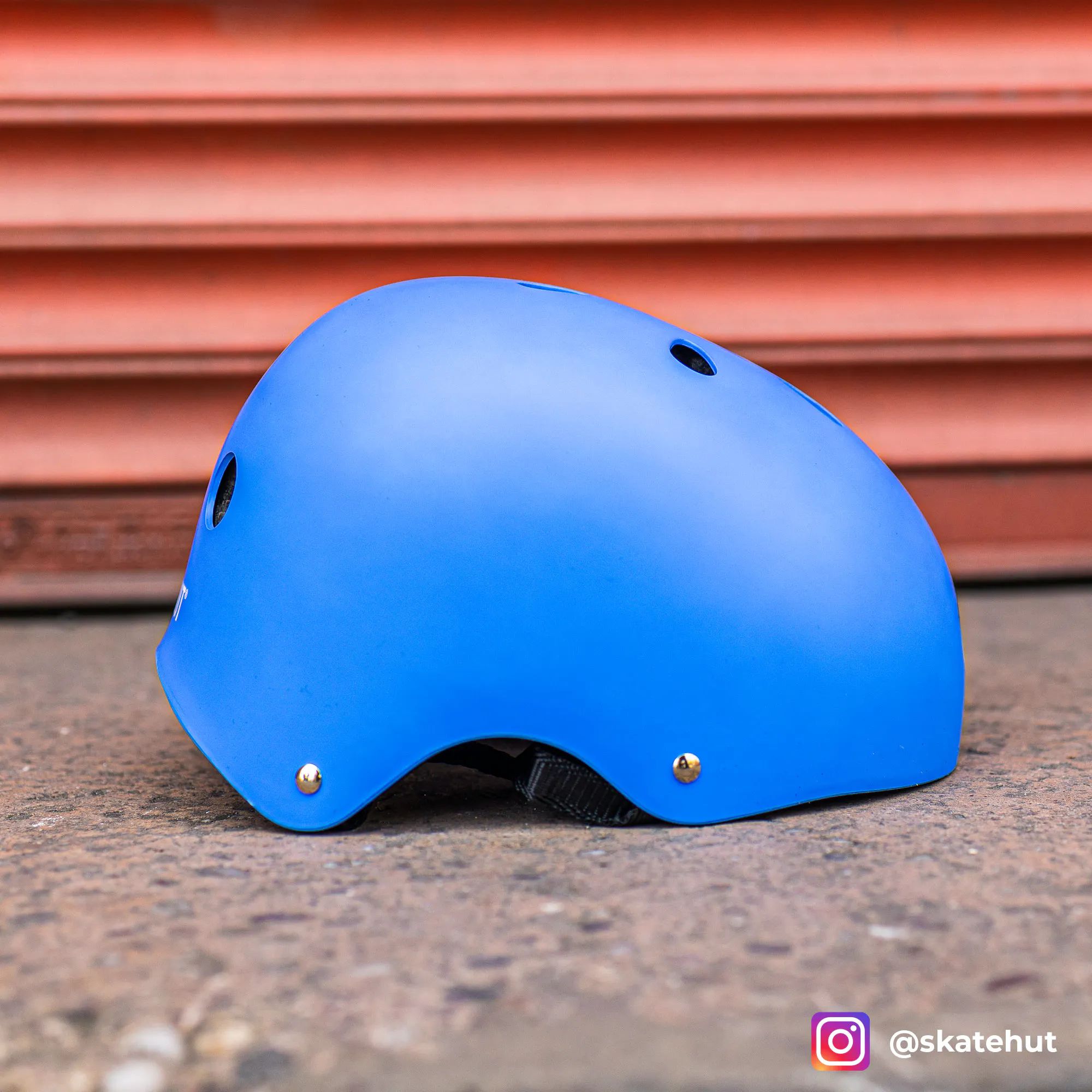 SkateHut Helmet Matt Light Blue SkateHut