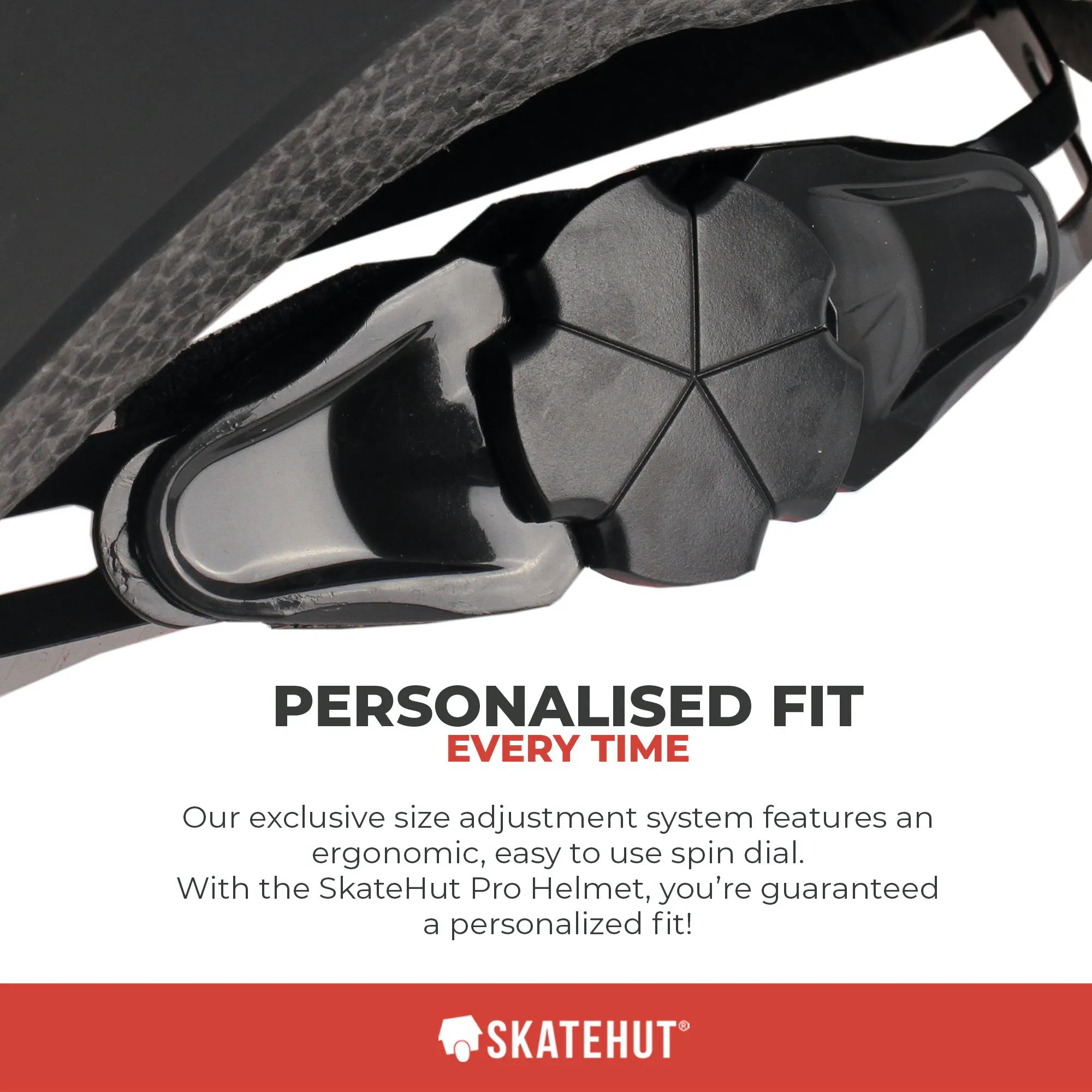 SkateHut Pro Helmet Matt Black/Red SkateHut