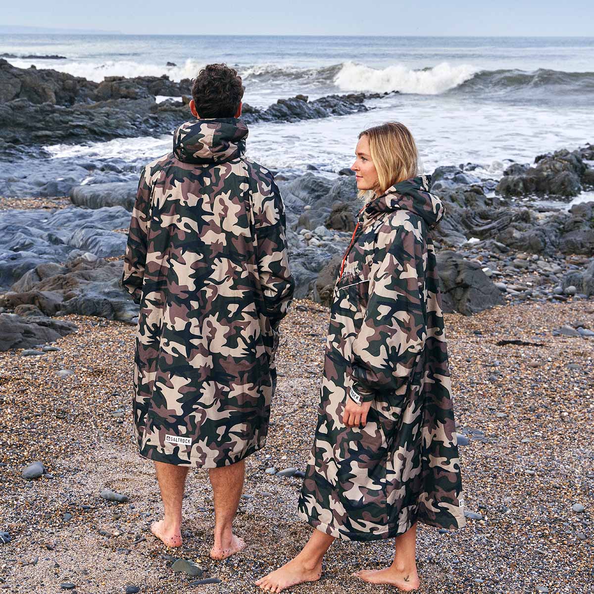 Saltrock Four Seasons Waterproof Changing Robe Brown SkateHut