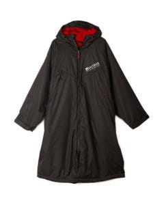 Saltrock Recycled Four Seasons Waterproof Changing Robe - Black/Red
