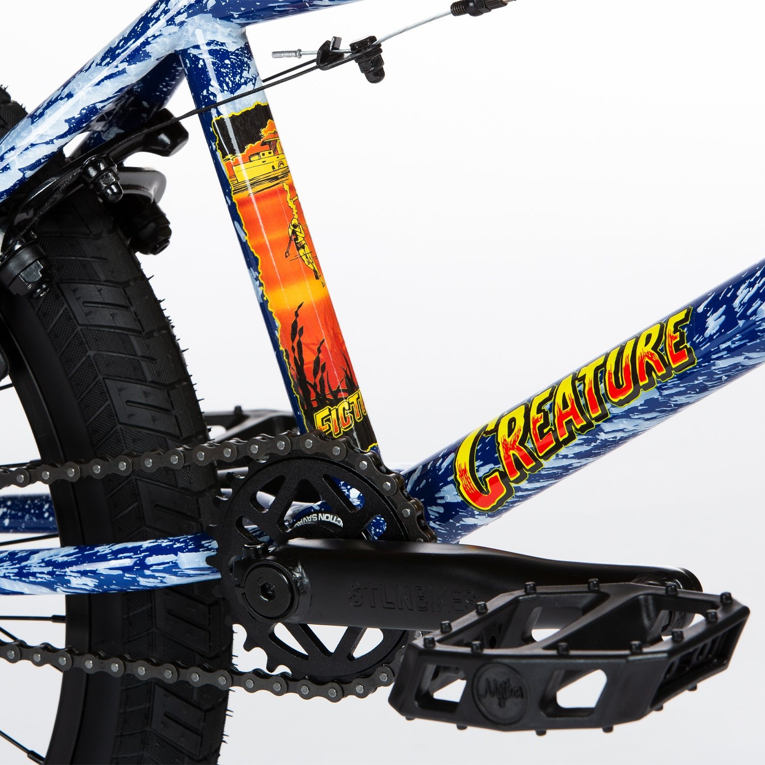 Stolen x Fiction Creature 2020 20 Complete BMX Angry Sea Blue SkateHut