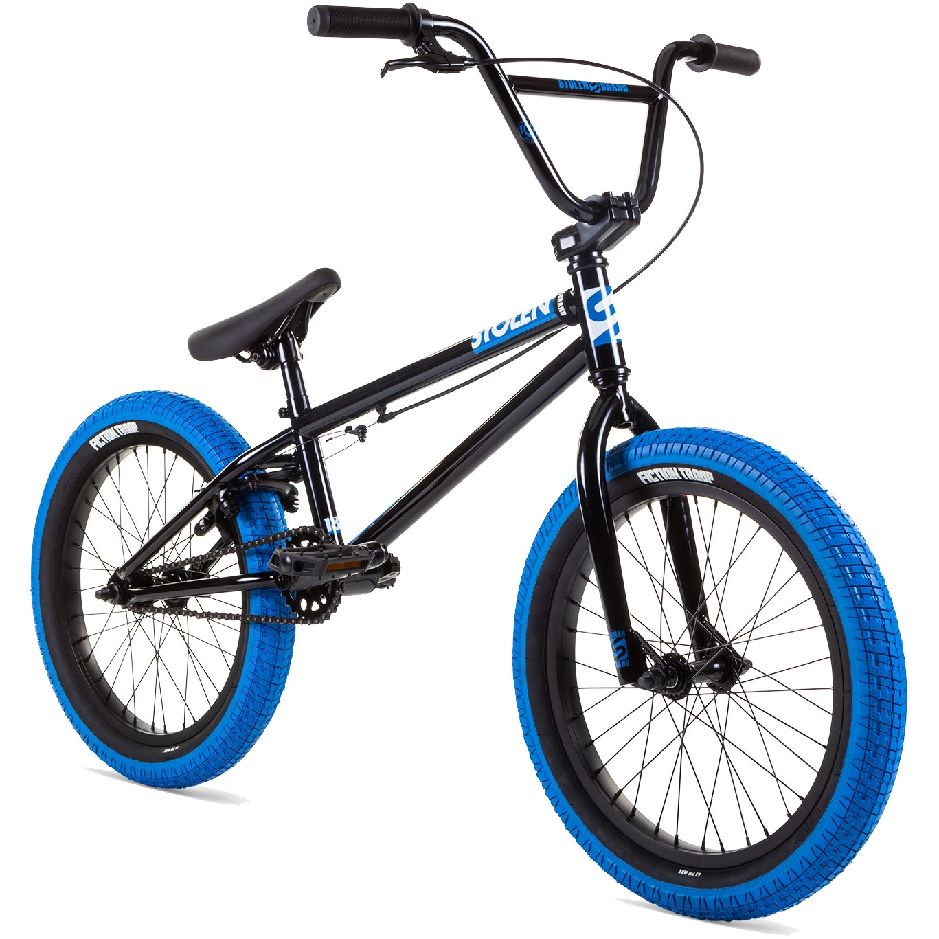 Stolen Agent 18 2021 Complete BMX Black Blue SkateHut
