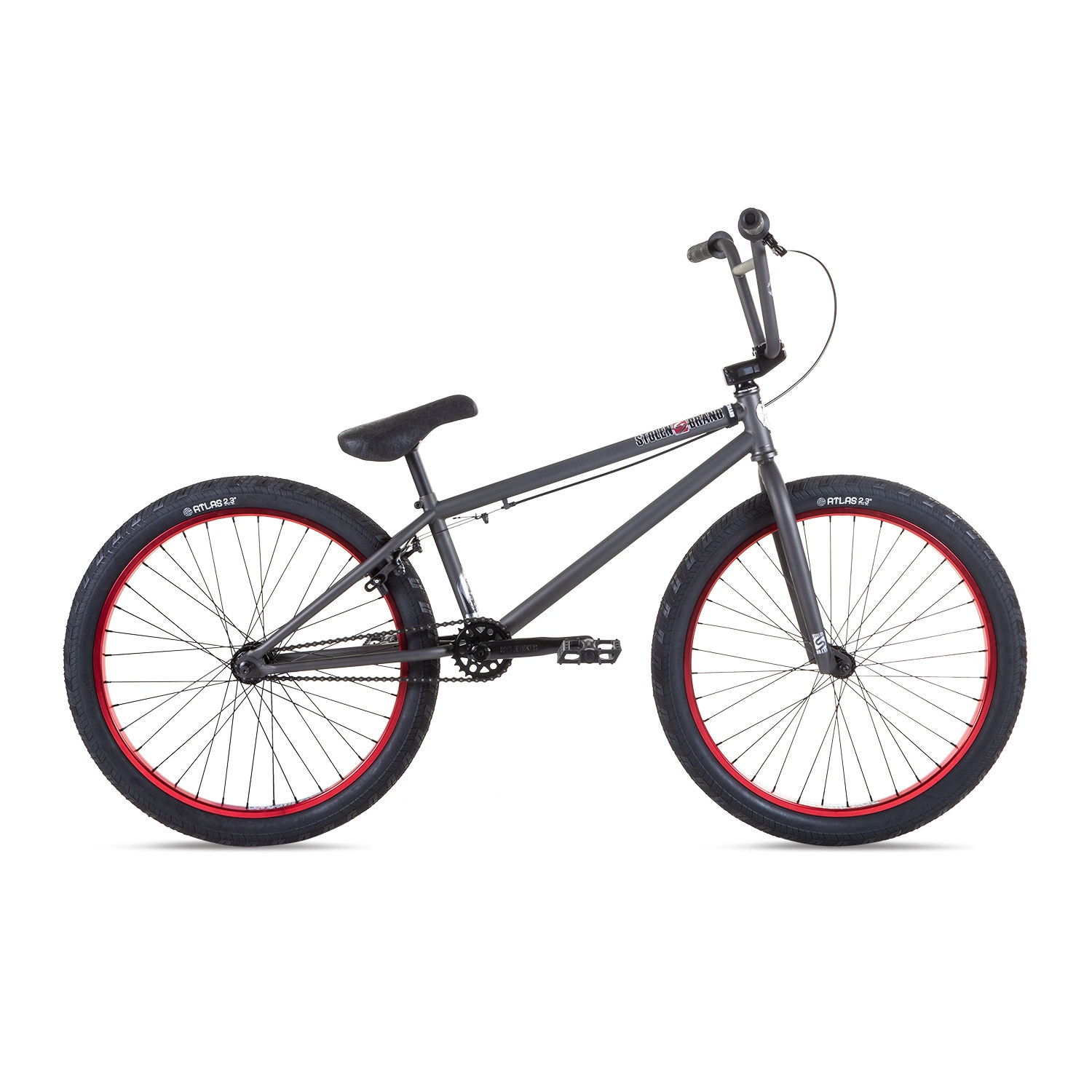 Stolen Saint 24 2021 Complete BMX Grey Red SkateHut