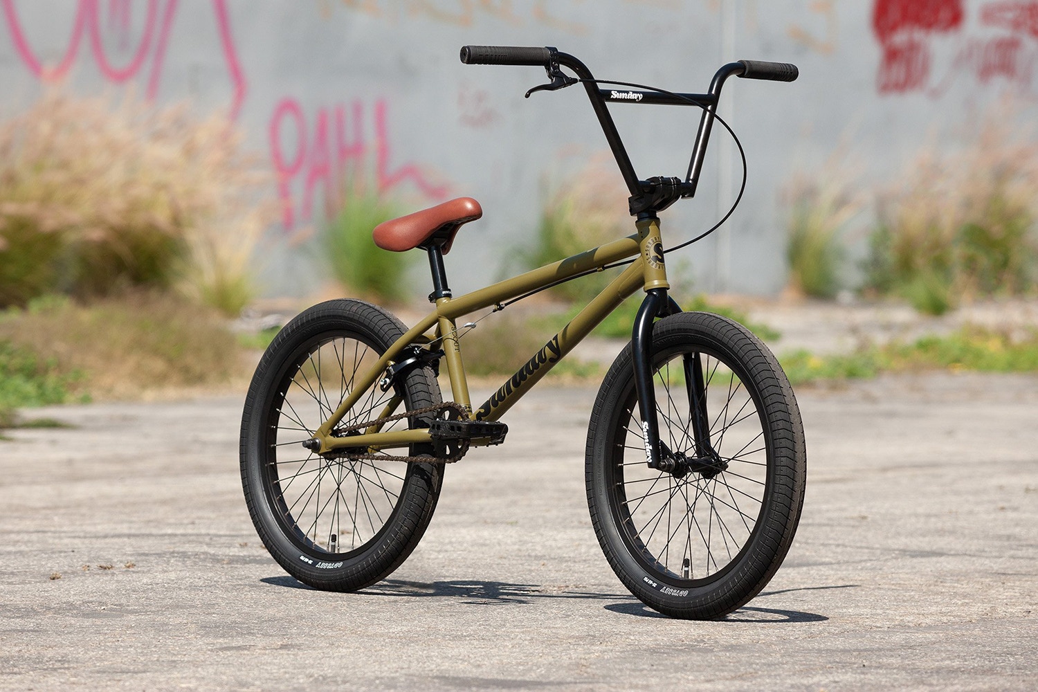 Sunday bmx green top