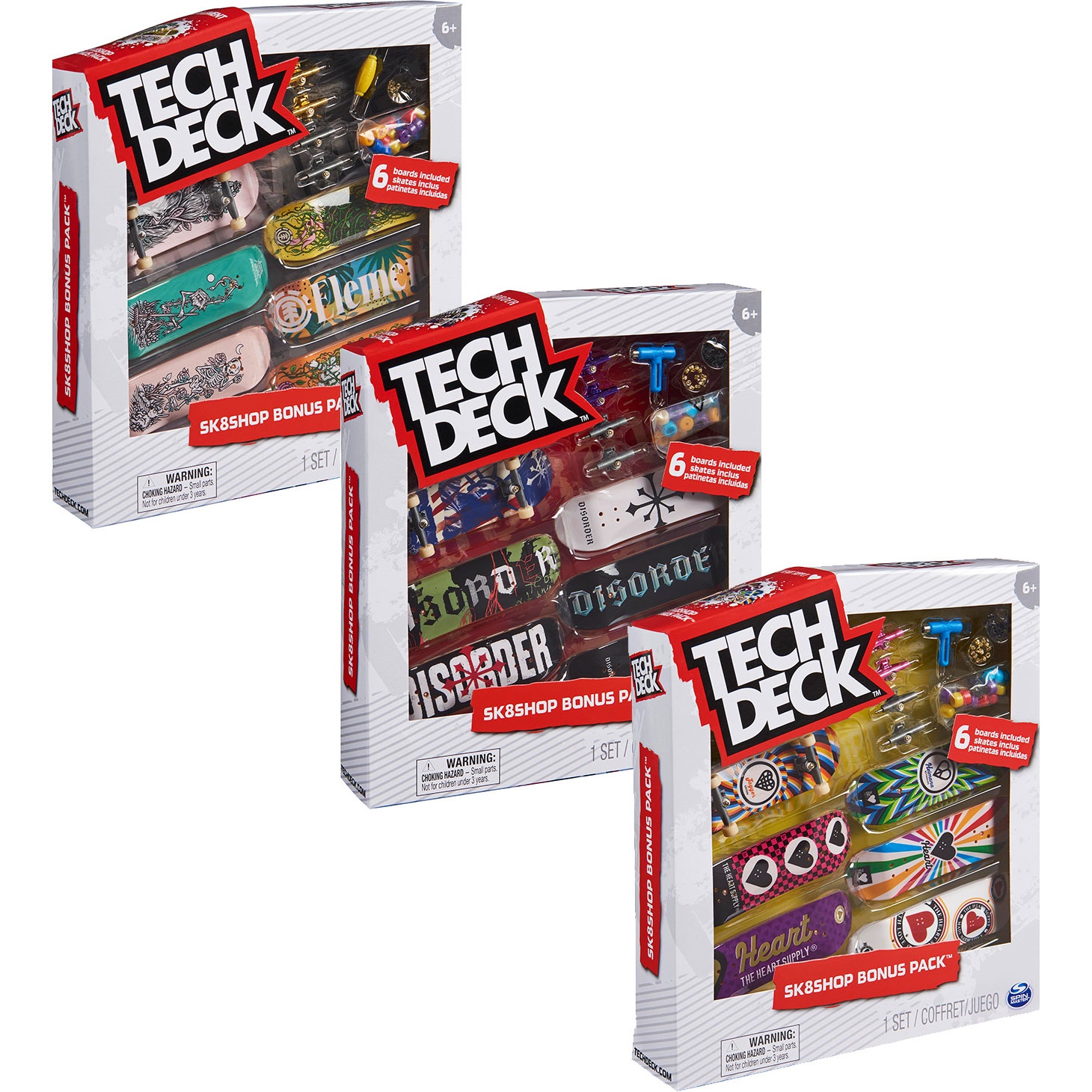 Tech deck 6 pack hot sale