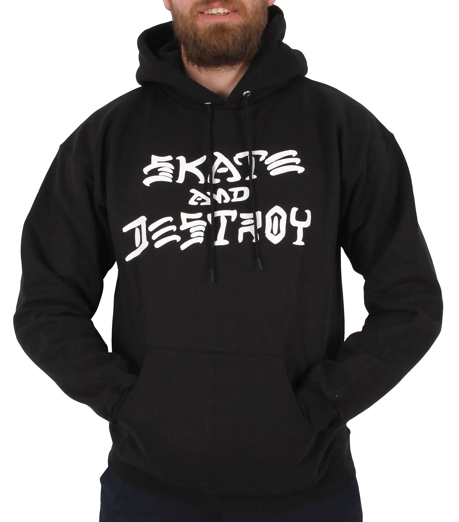 Thrasher Skate And Destroy Hoodie Black SkateHut