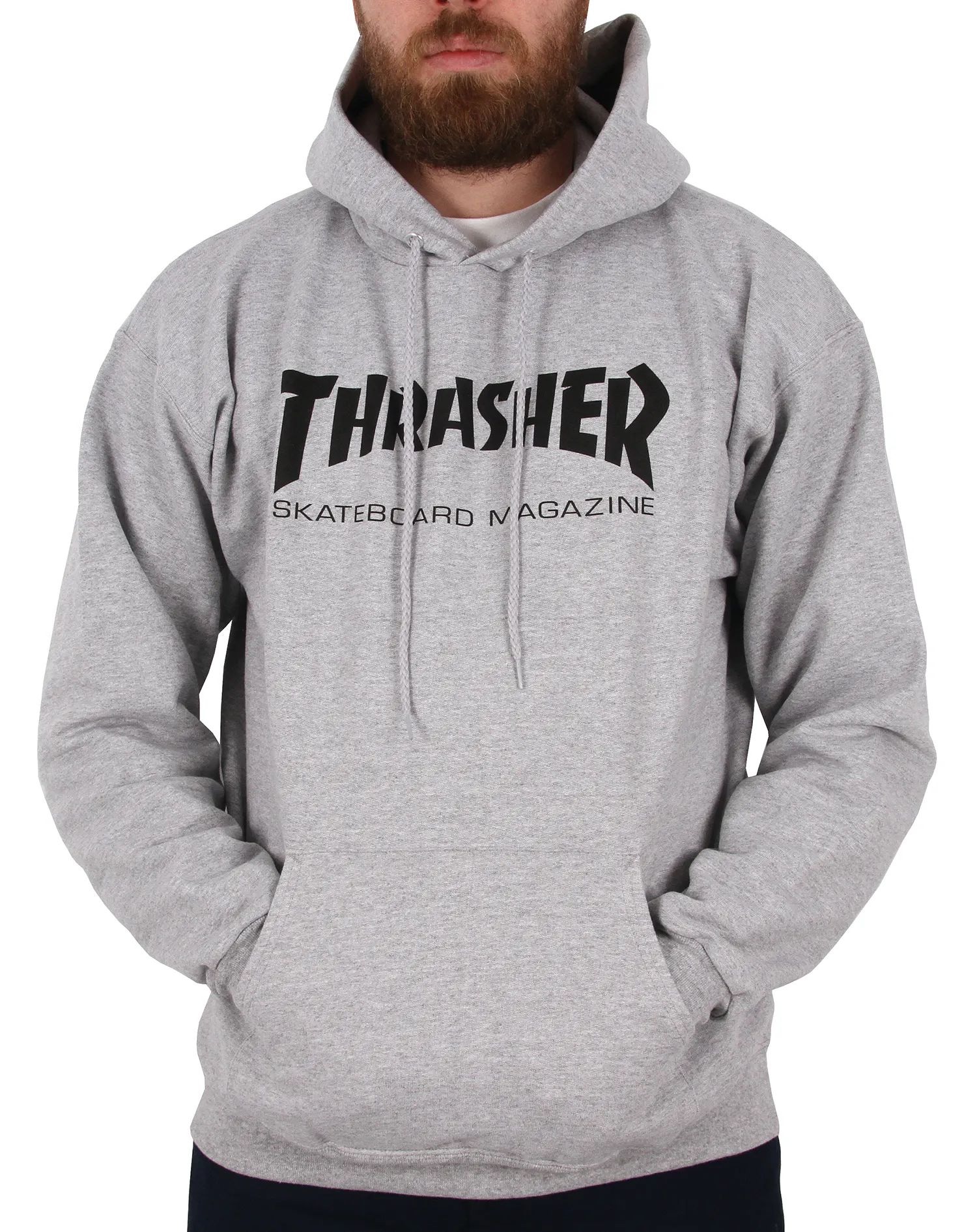Thrasher skate mag hoodie grey hotsell