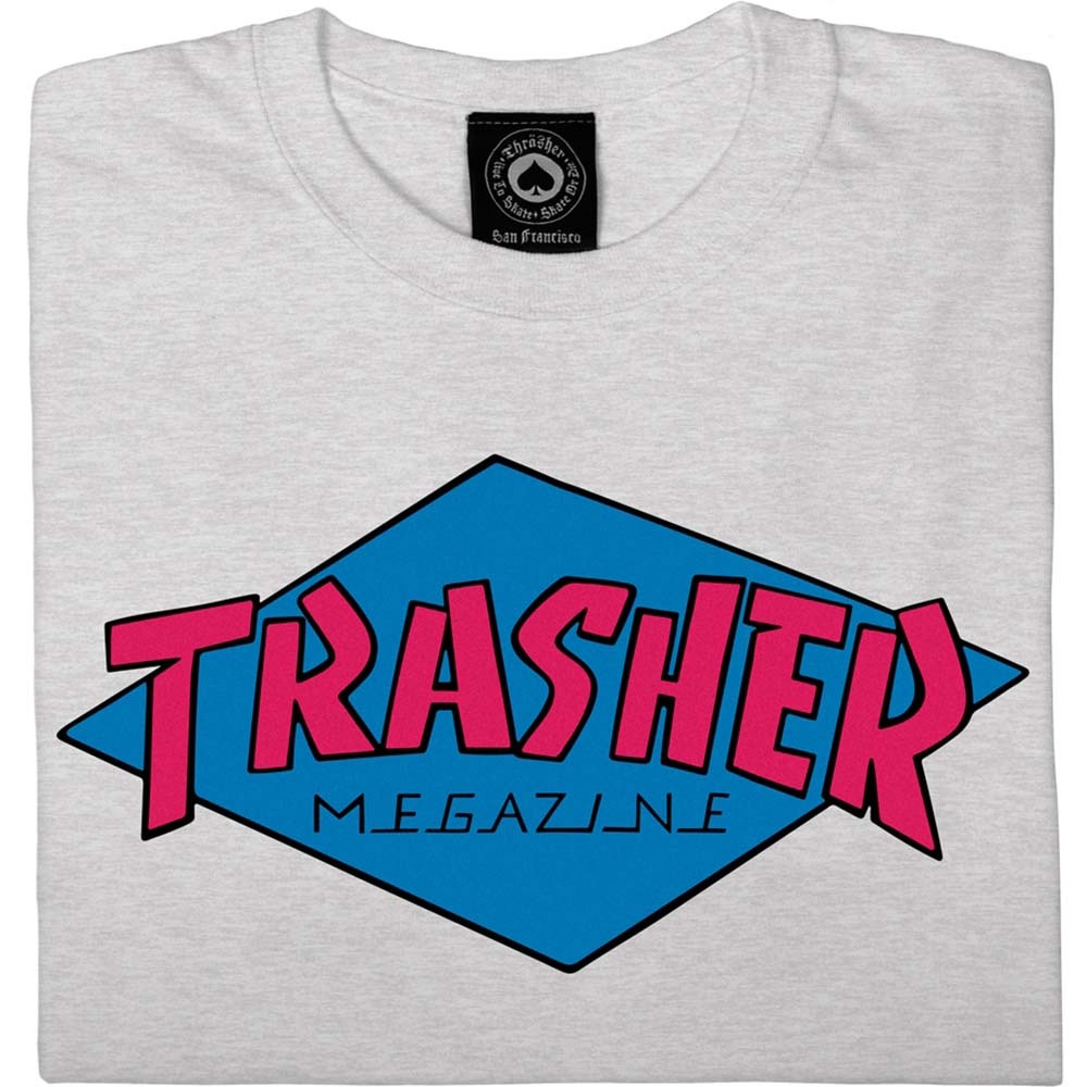 Thrasher shirt gray cheap