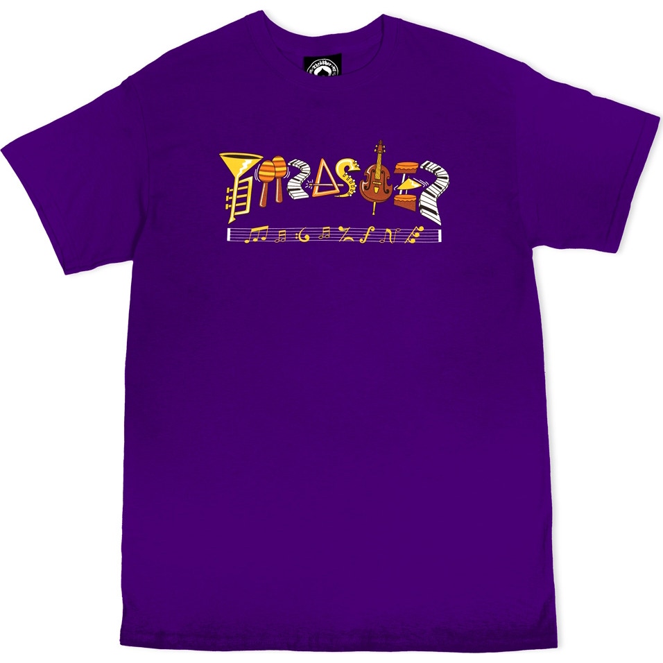 Thrasher Fillmore Logo T Shirt Purple SkateHut